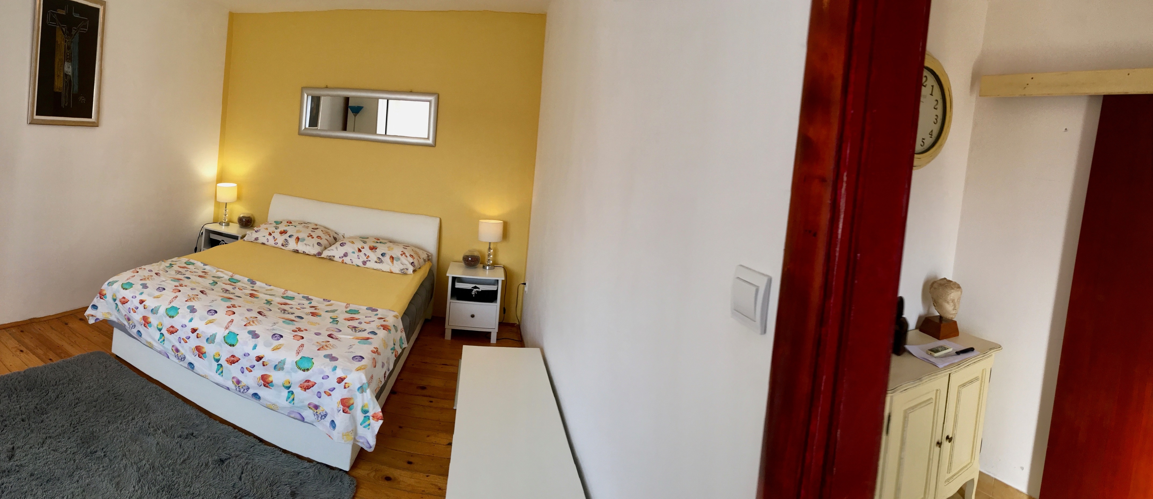 Jednosobni apartman s terasom i pogledom na more Prvić Luka, Prvić  A-a