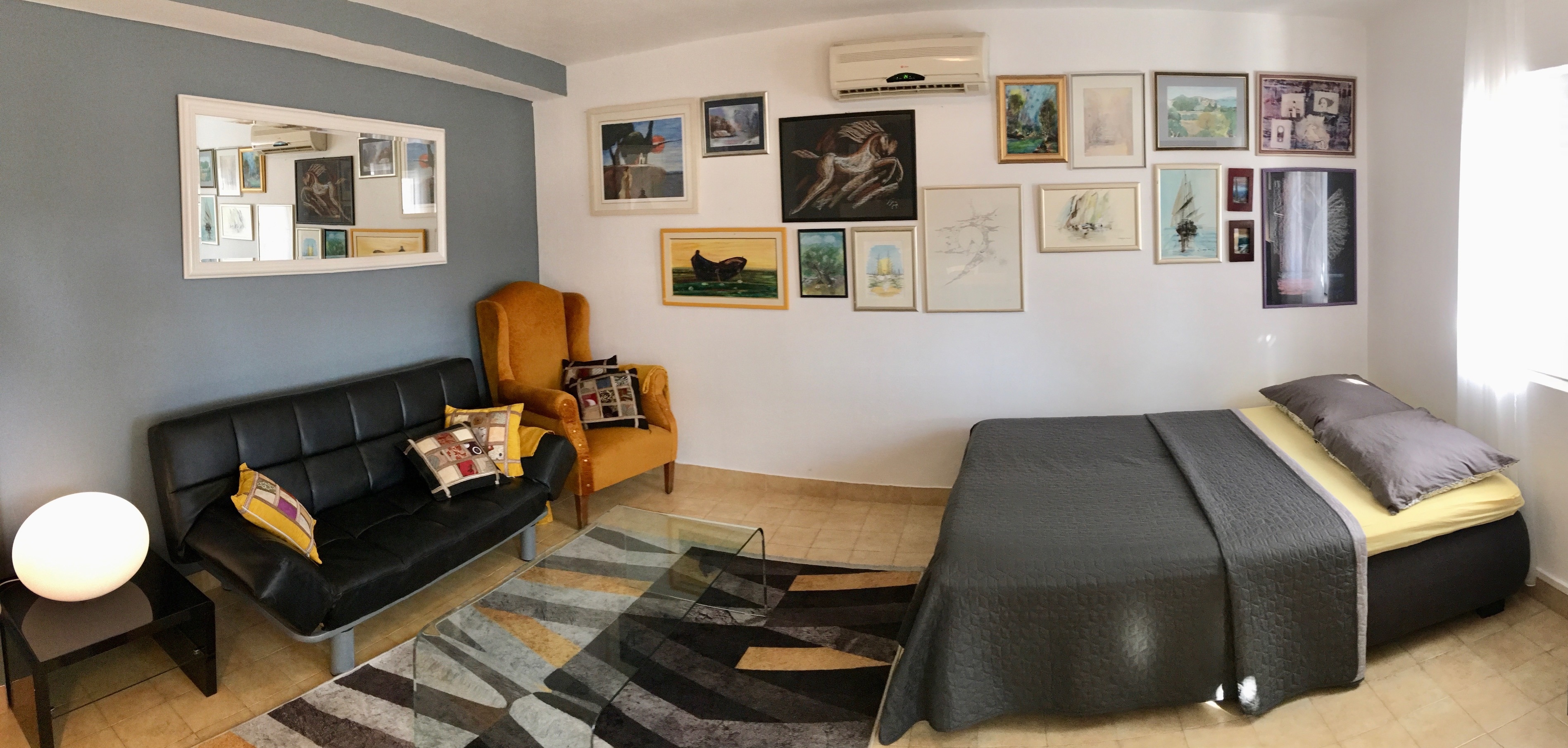 Jednosobni apartman s terasom i pogledom na more Prvić Luka, Prvić  A-a