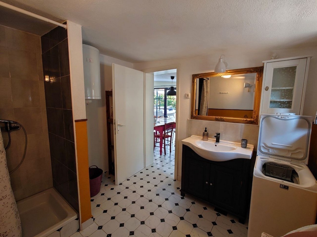 Two bedroom house with terrace Vrsine, Trogir  K
