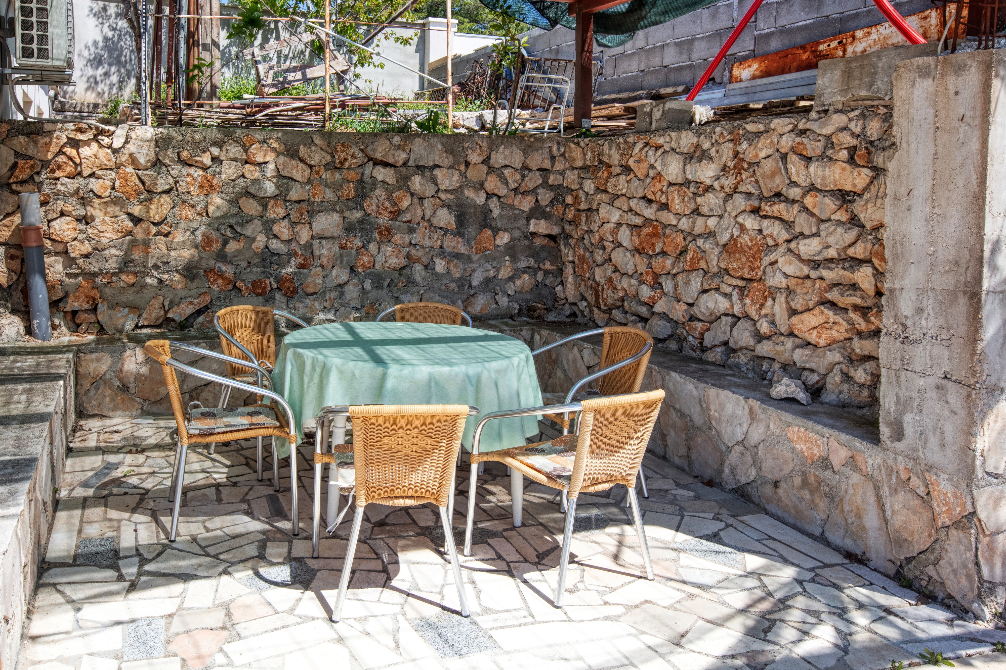Three bedroom apartment with terrace and sea view Stupin Čeline, Rogoznica  A-a