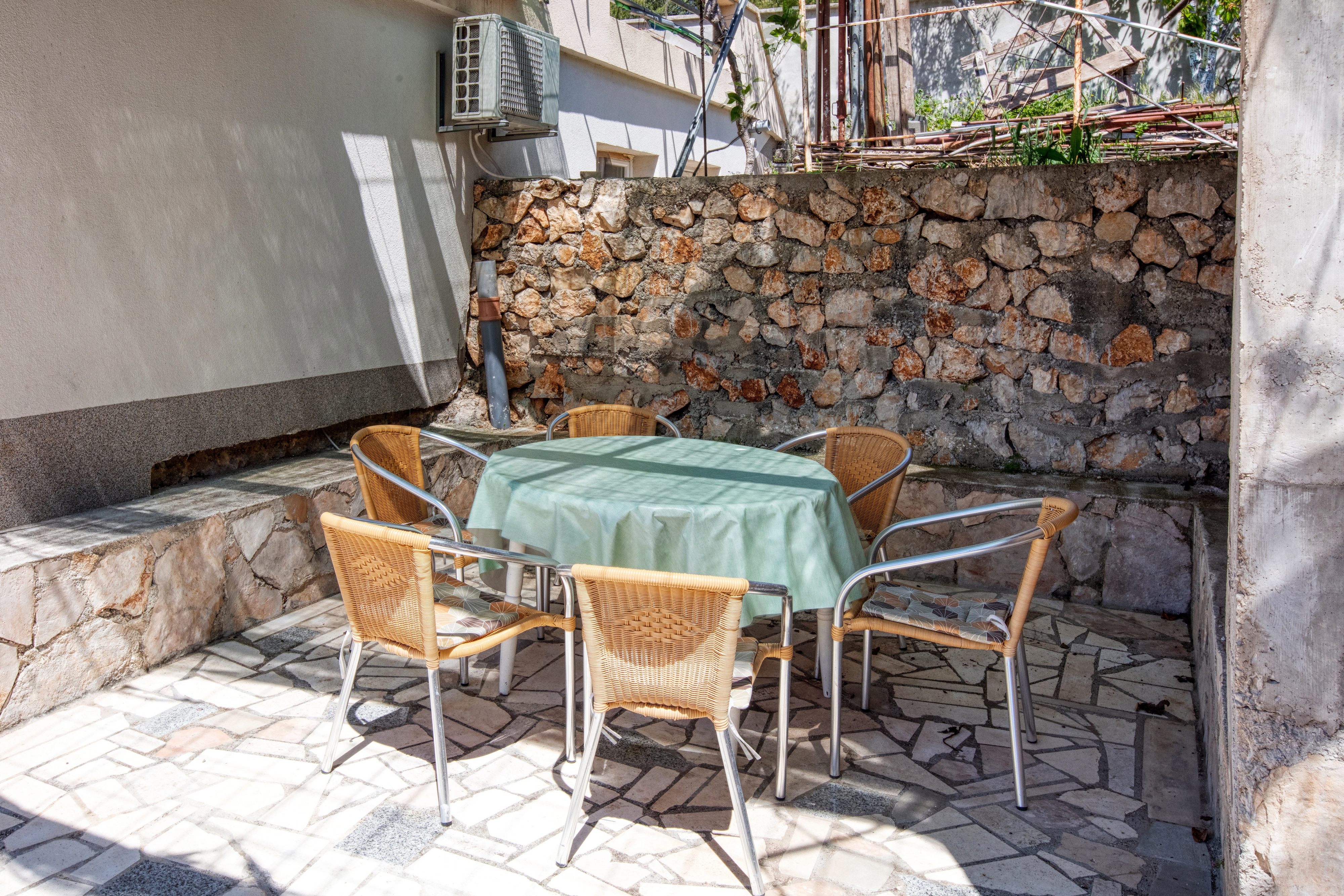 Three bedroom apartment with terrace and sea view Stupin Čeline, Rogoznica  A-a