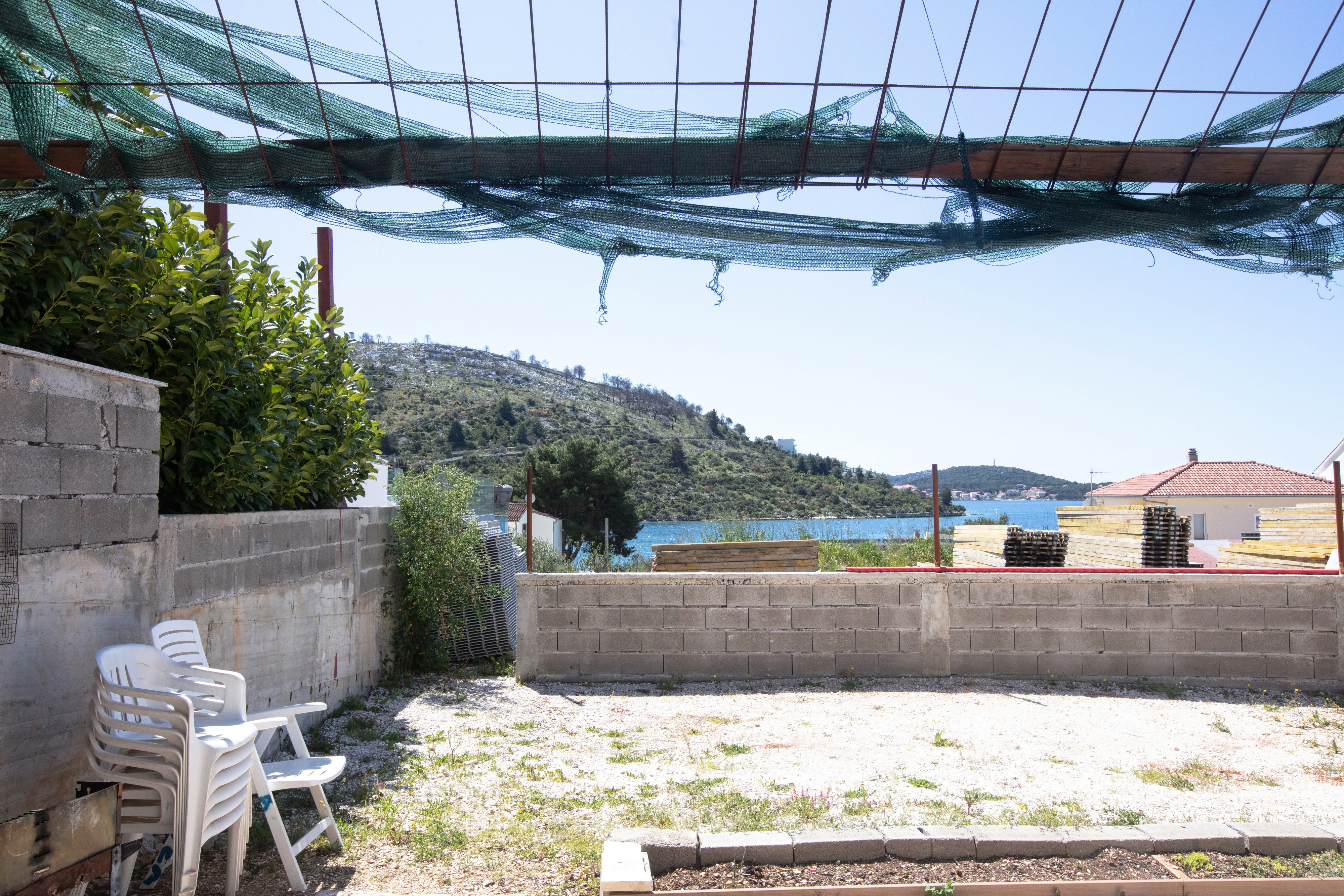 Three bedroom apartment with terrace and sea view Stupin Čeline, Rogoznica  A-a