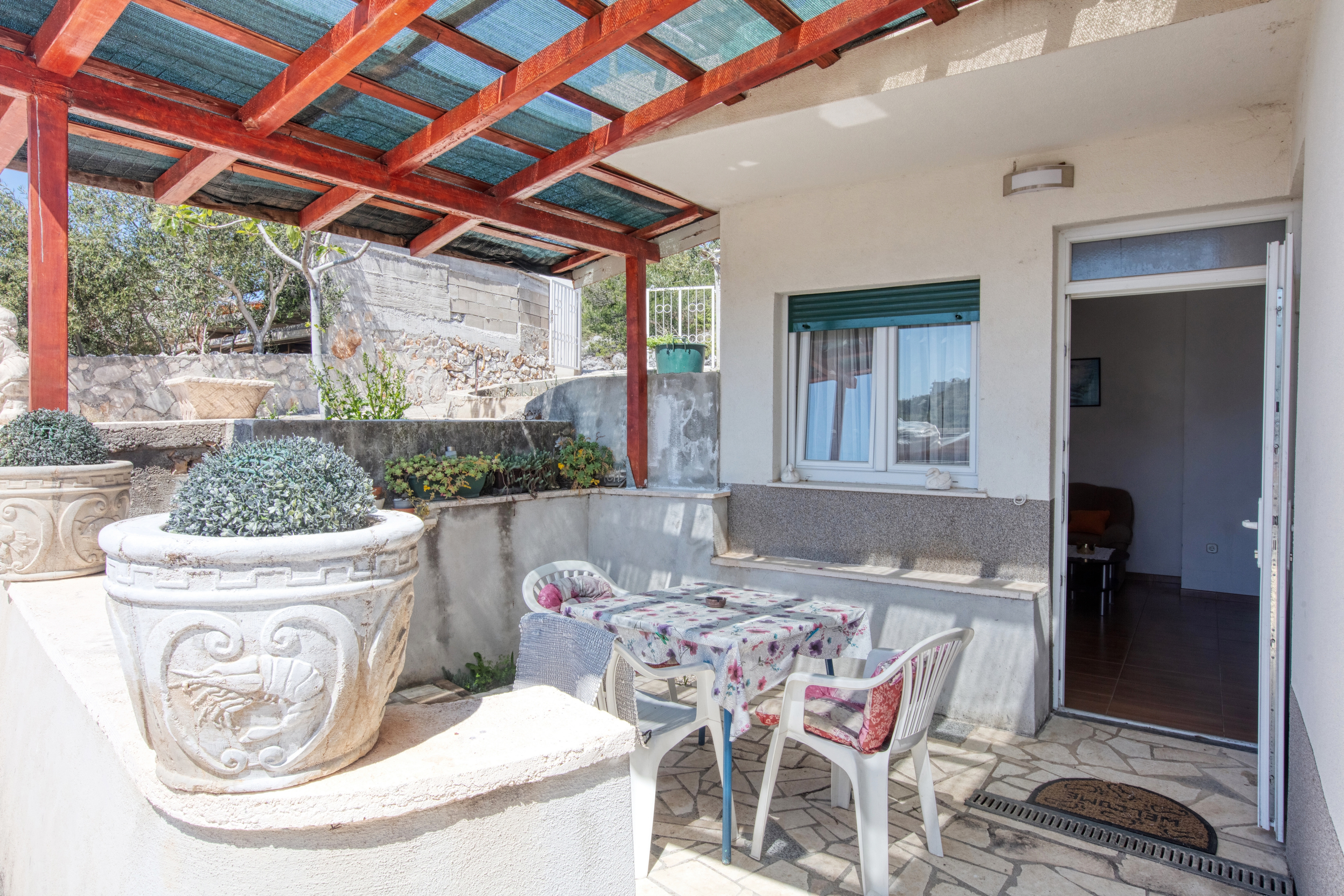 One bedroom apartment with terrace and sea view Stupin Čeline, Rogoznica (A-21279-b)