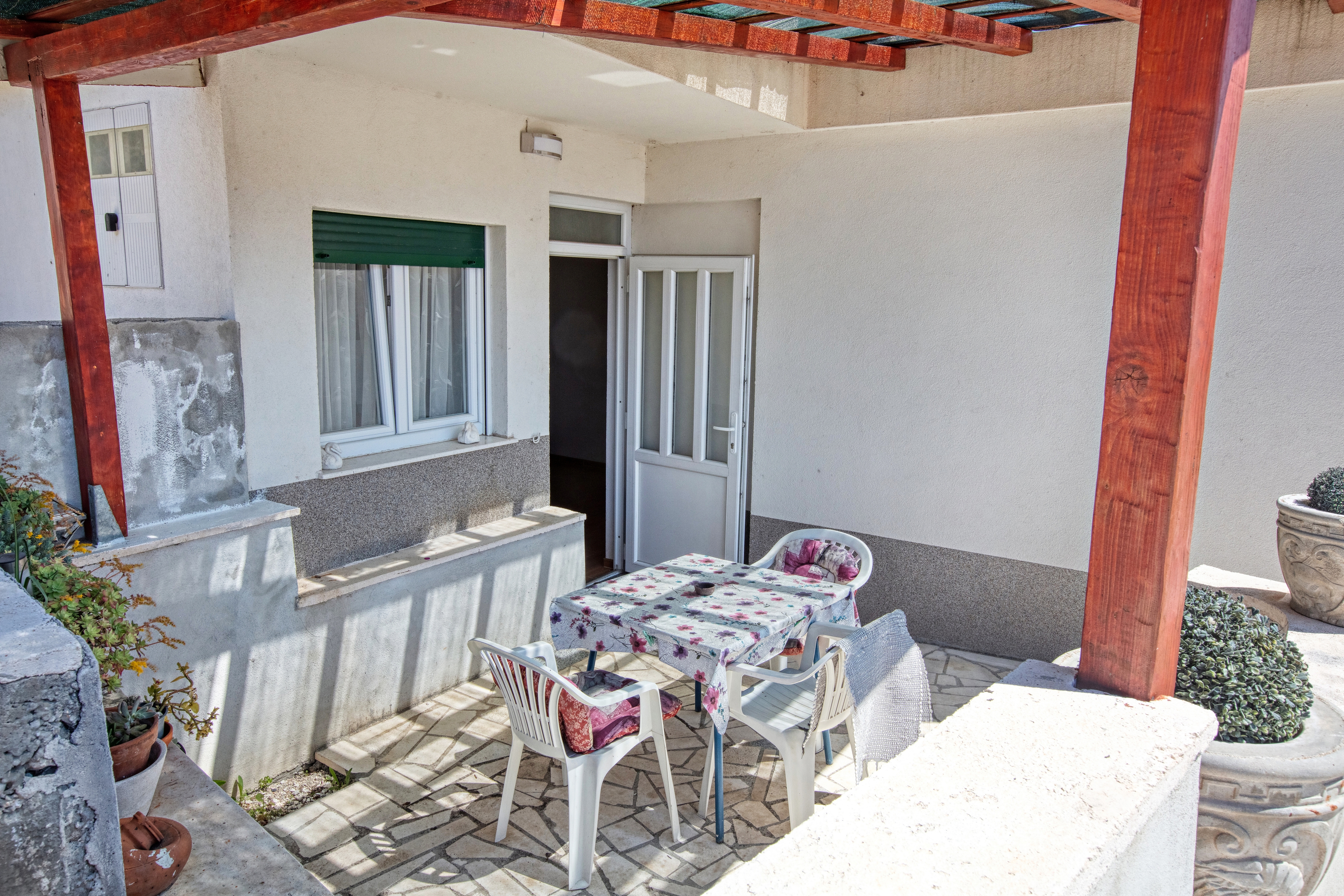 One bedroom apartment with terrace and sea view Stupin Čeline, Rogoznica  A-b