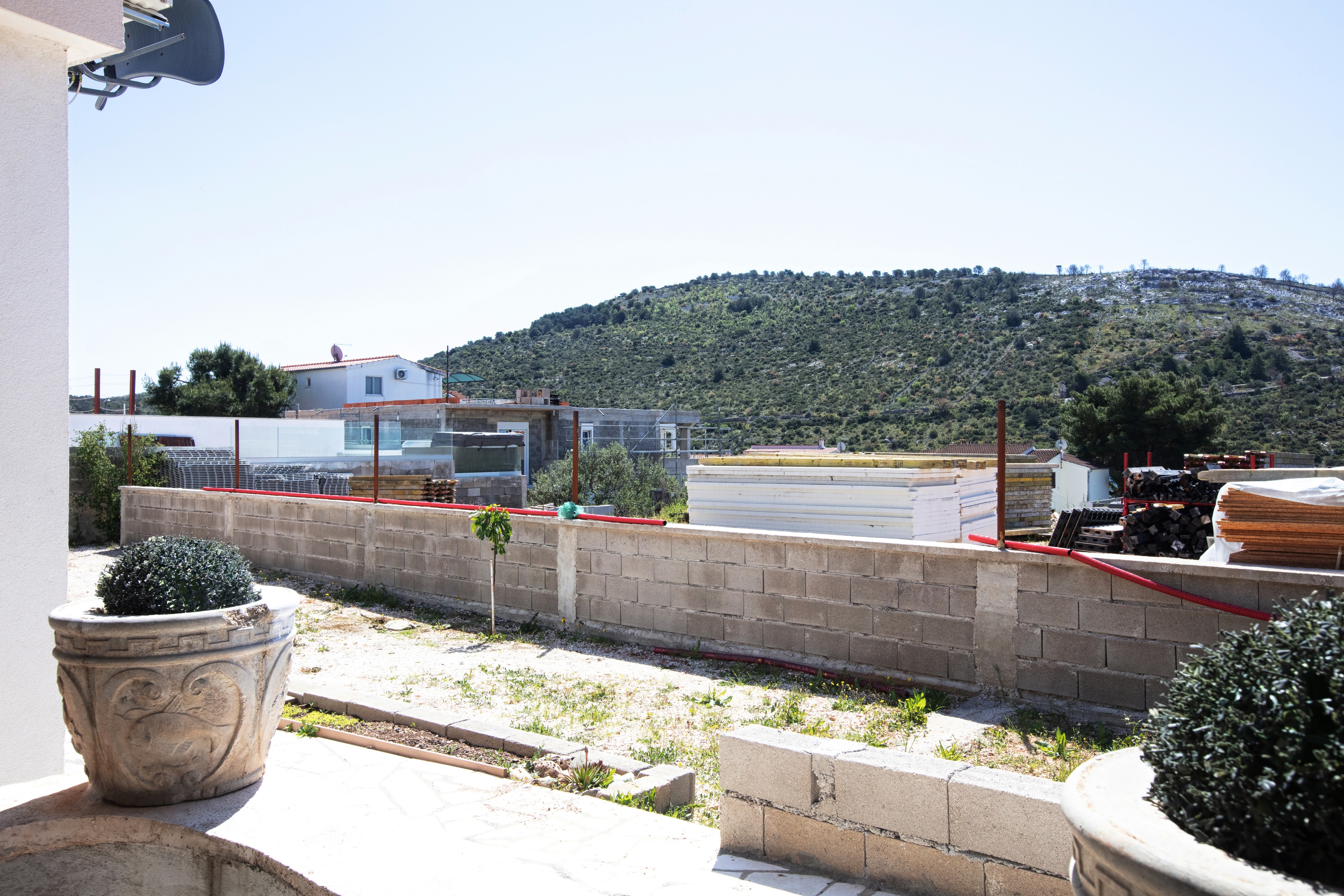 One bedroom apartment with terrace and sea view Stupin Čeline, Rogoznica  A-b