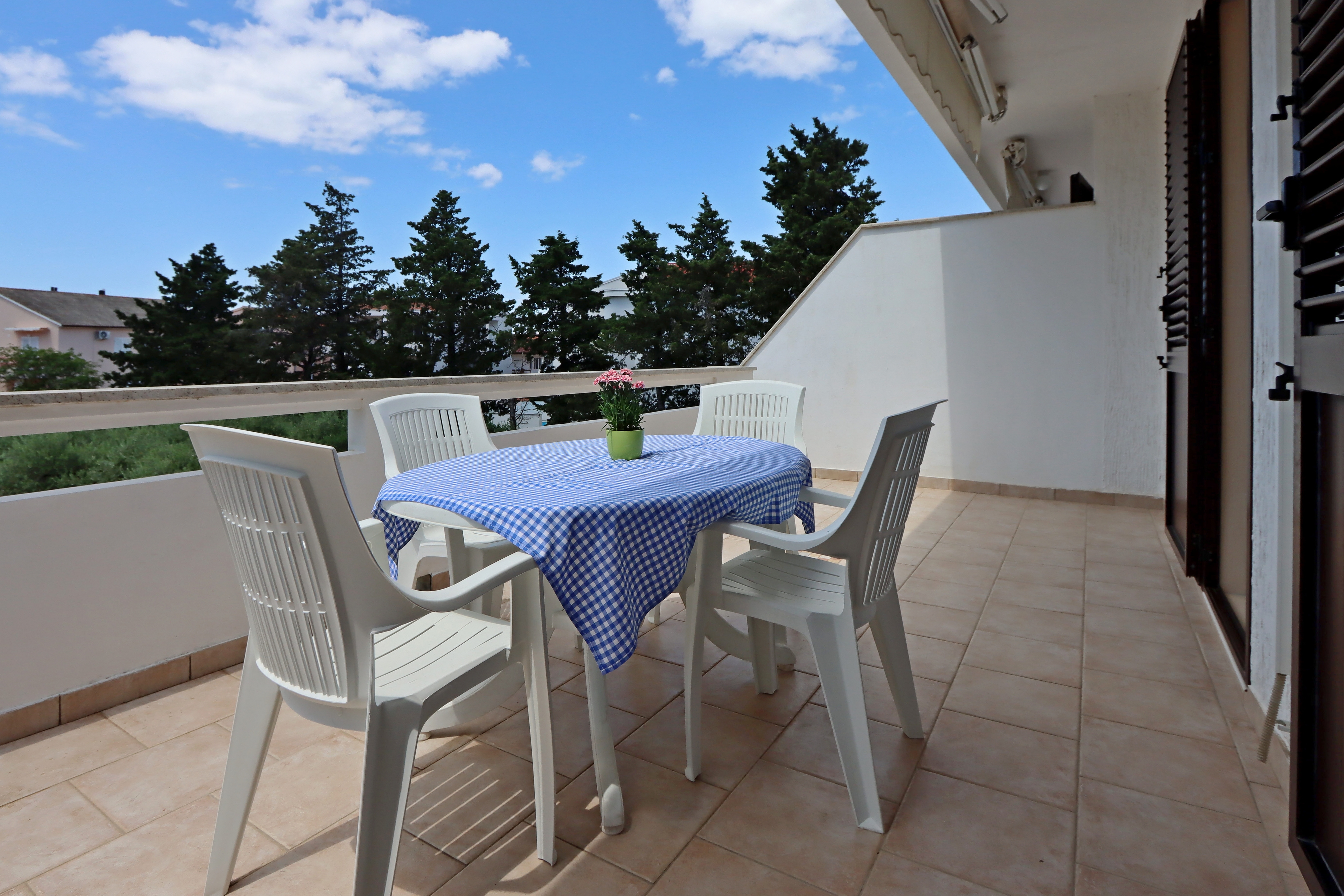 One bedroom apartment with terrace Novalja, Pag  A-b