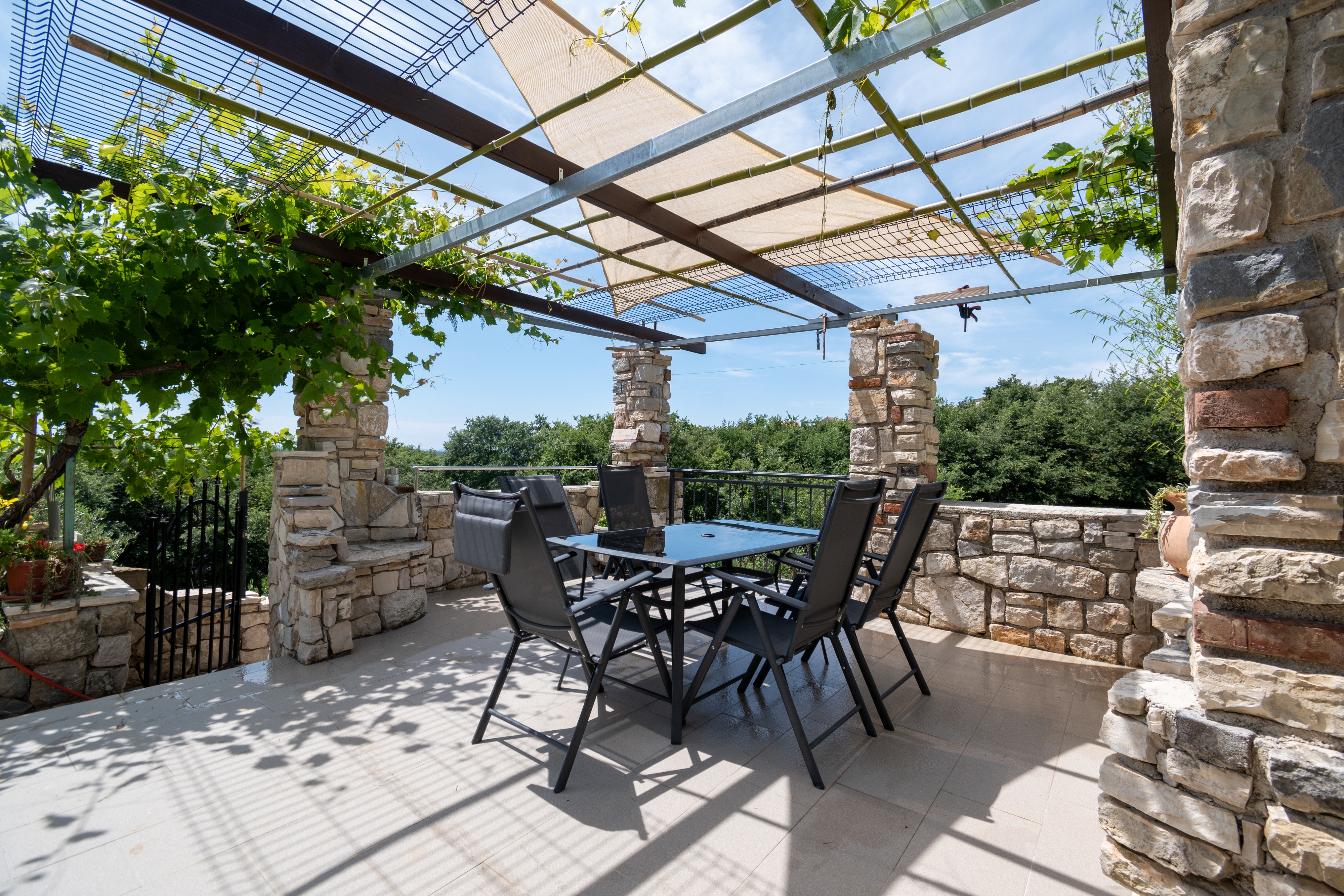Three bedroom house with terrace Radovin, Zadar  K