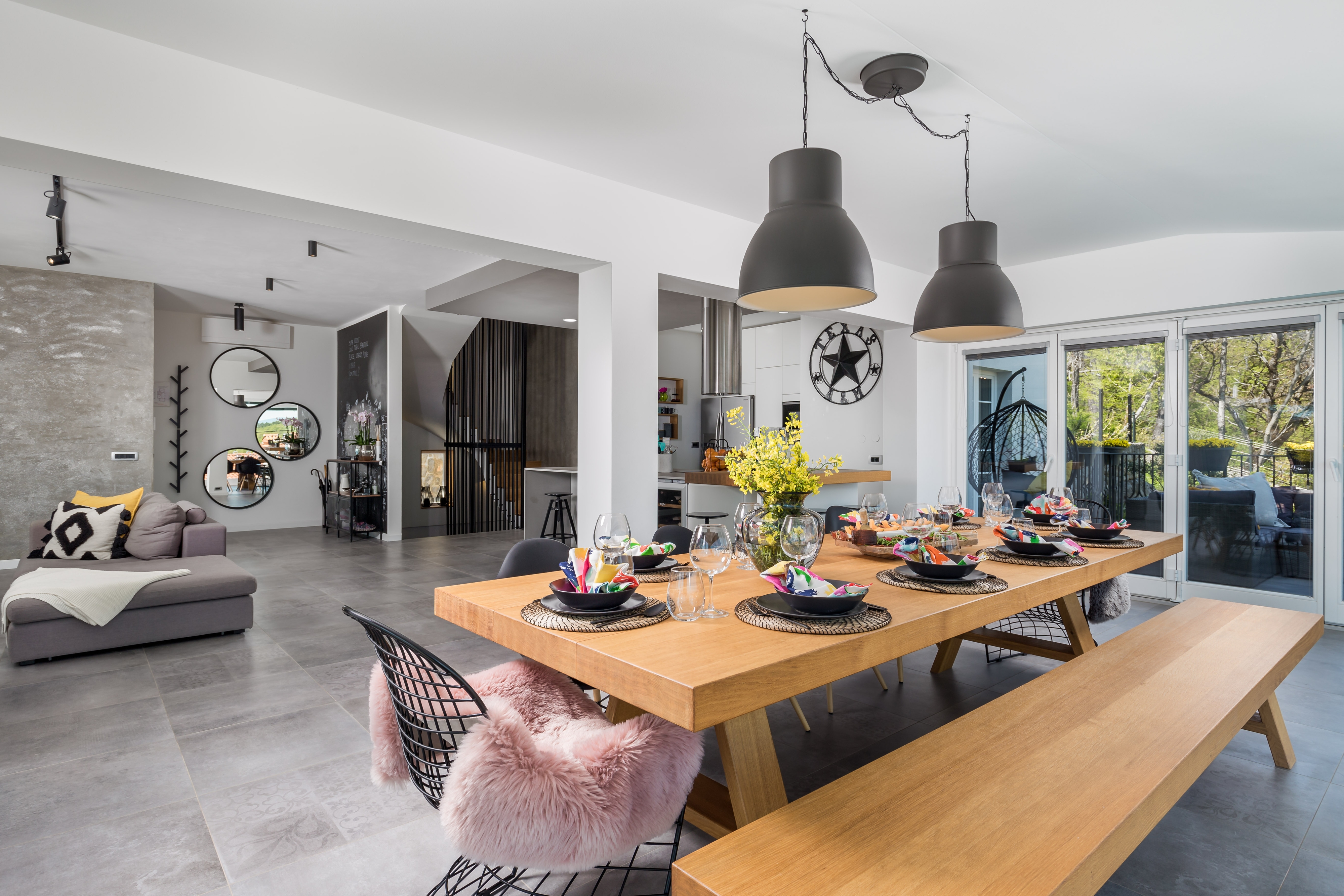 Comfortable and spacious house with terrace and sea view Ičići, Opatija  K