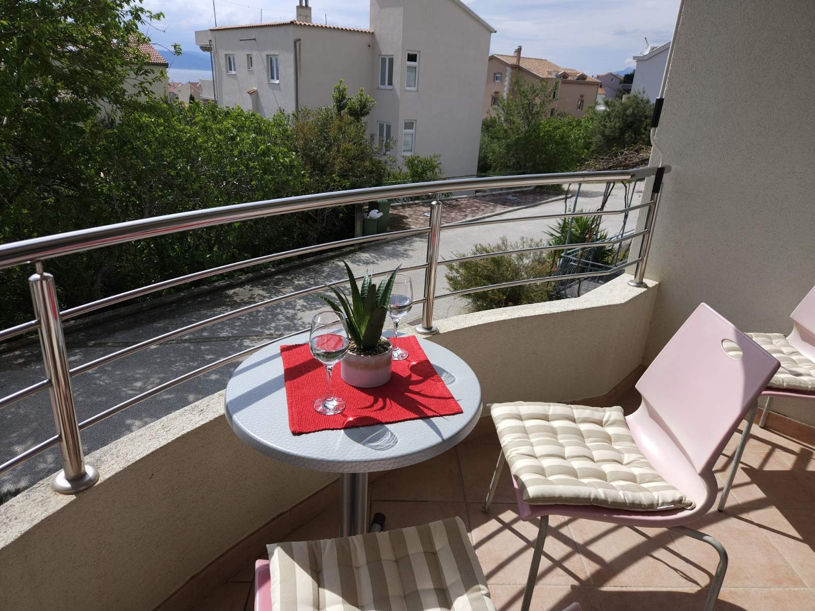 One bedroom apartment with balcony and sea view Promajna, Makarska  A-a
