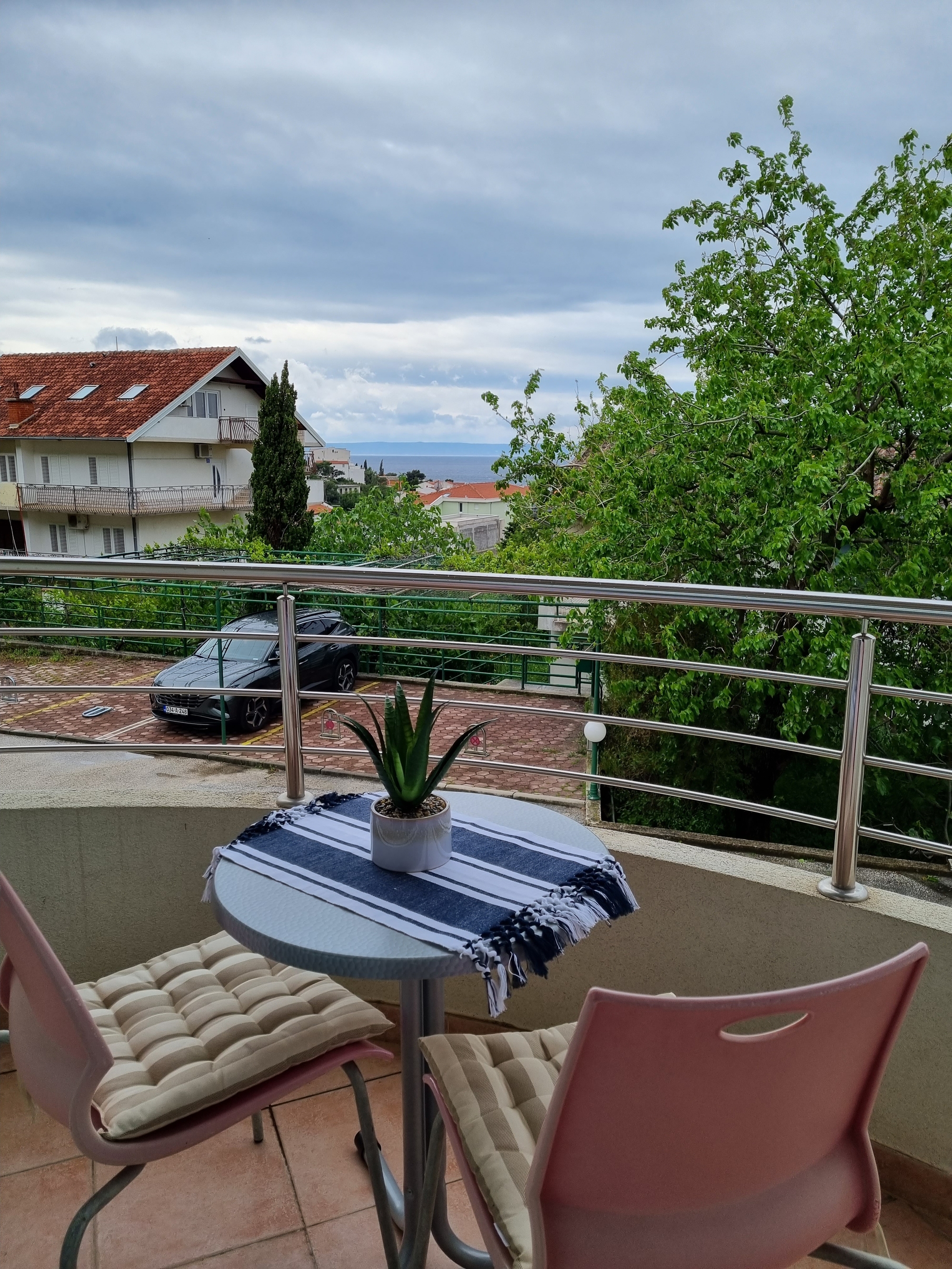 One bedroom apartment with balcony and sea view Promajna, Makarska  A-a