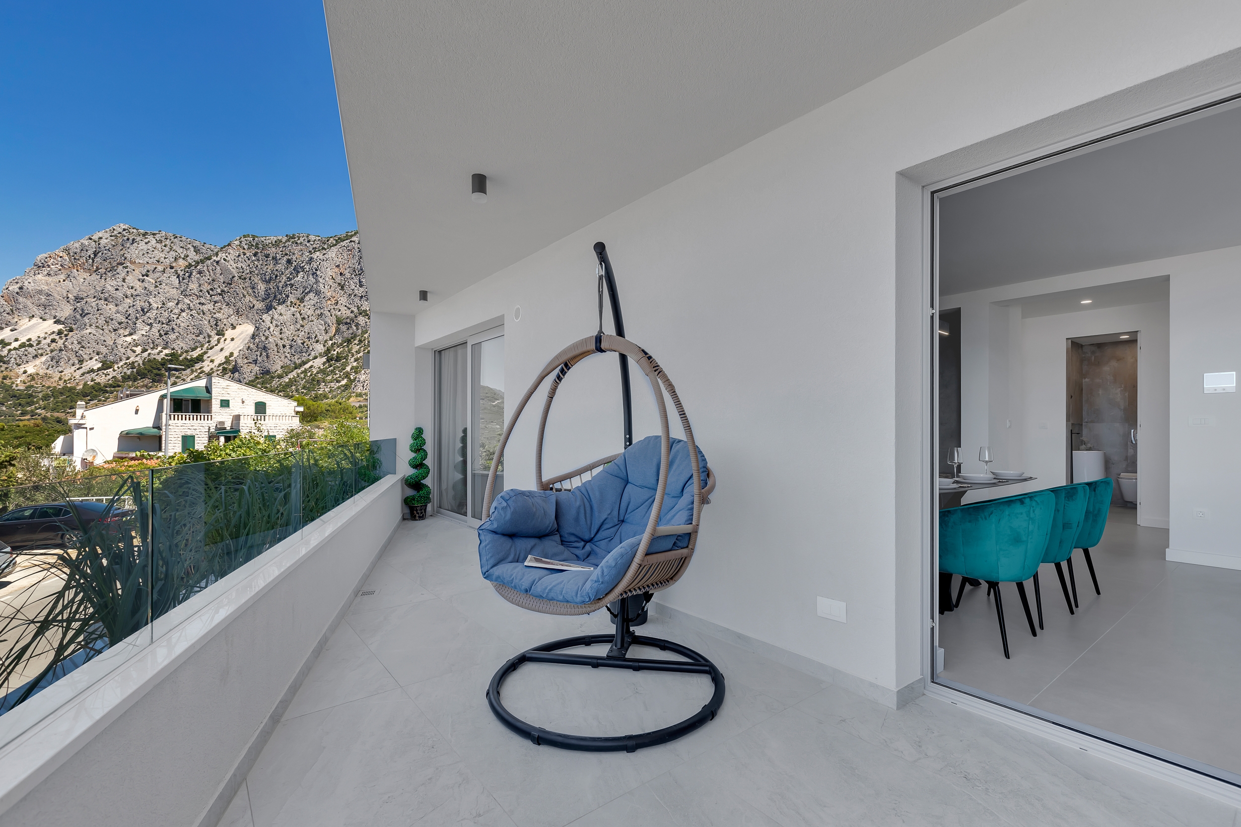 Two bedroom apartment with terrace and sea view Drašnice, Makarska  A-a