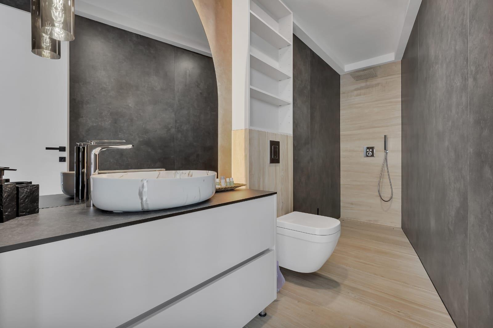 Four bedroom apartment with terrace and sea view Drašnice, Makarska  A-b