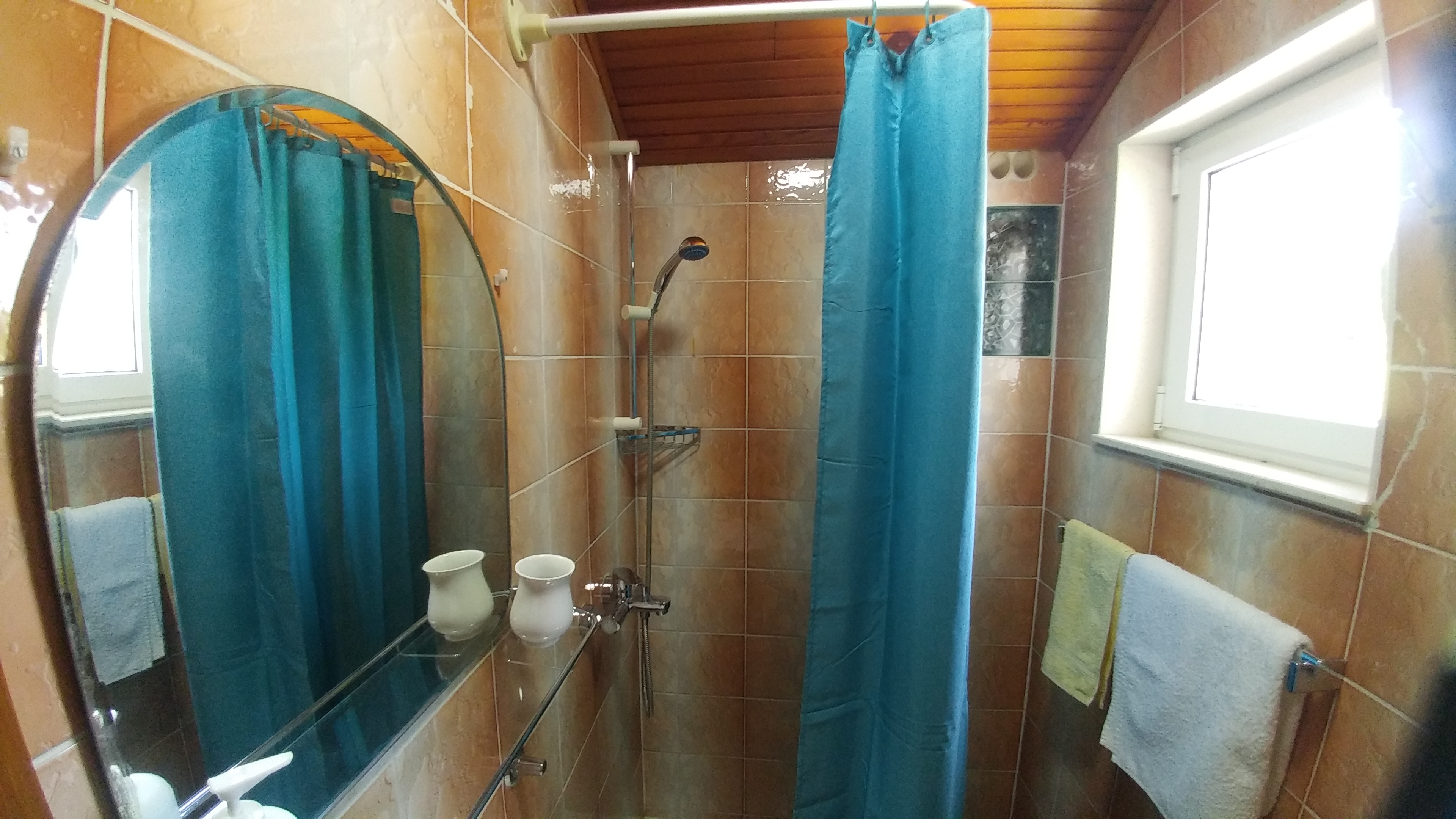 Two bedroom apartment with balcony and sea view Plat, Dubrovnik  A-b