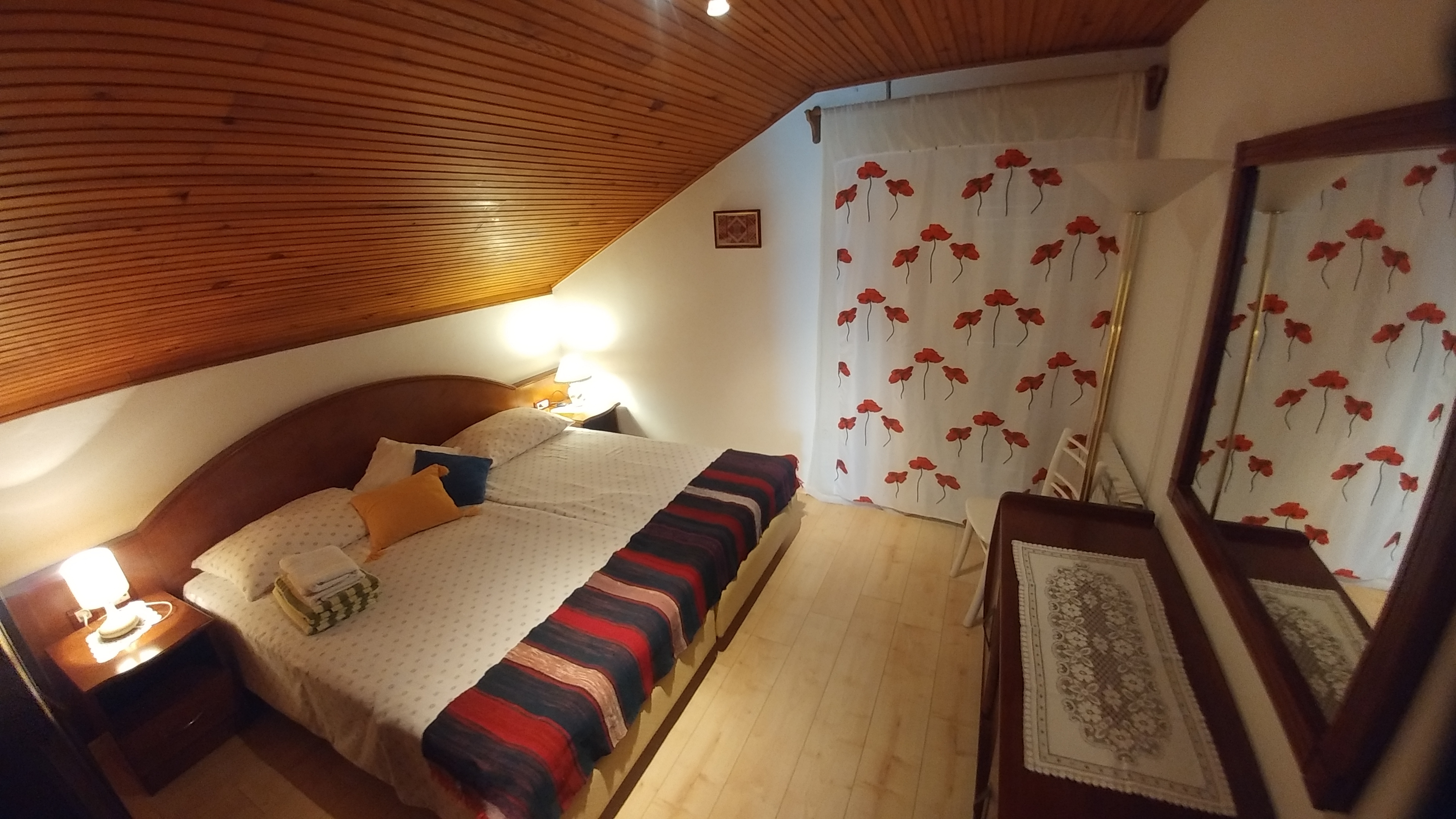 Two bedroom apartment with balcony and sea view Plat, Dubrovnik  A-b