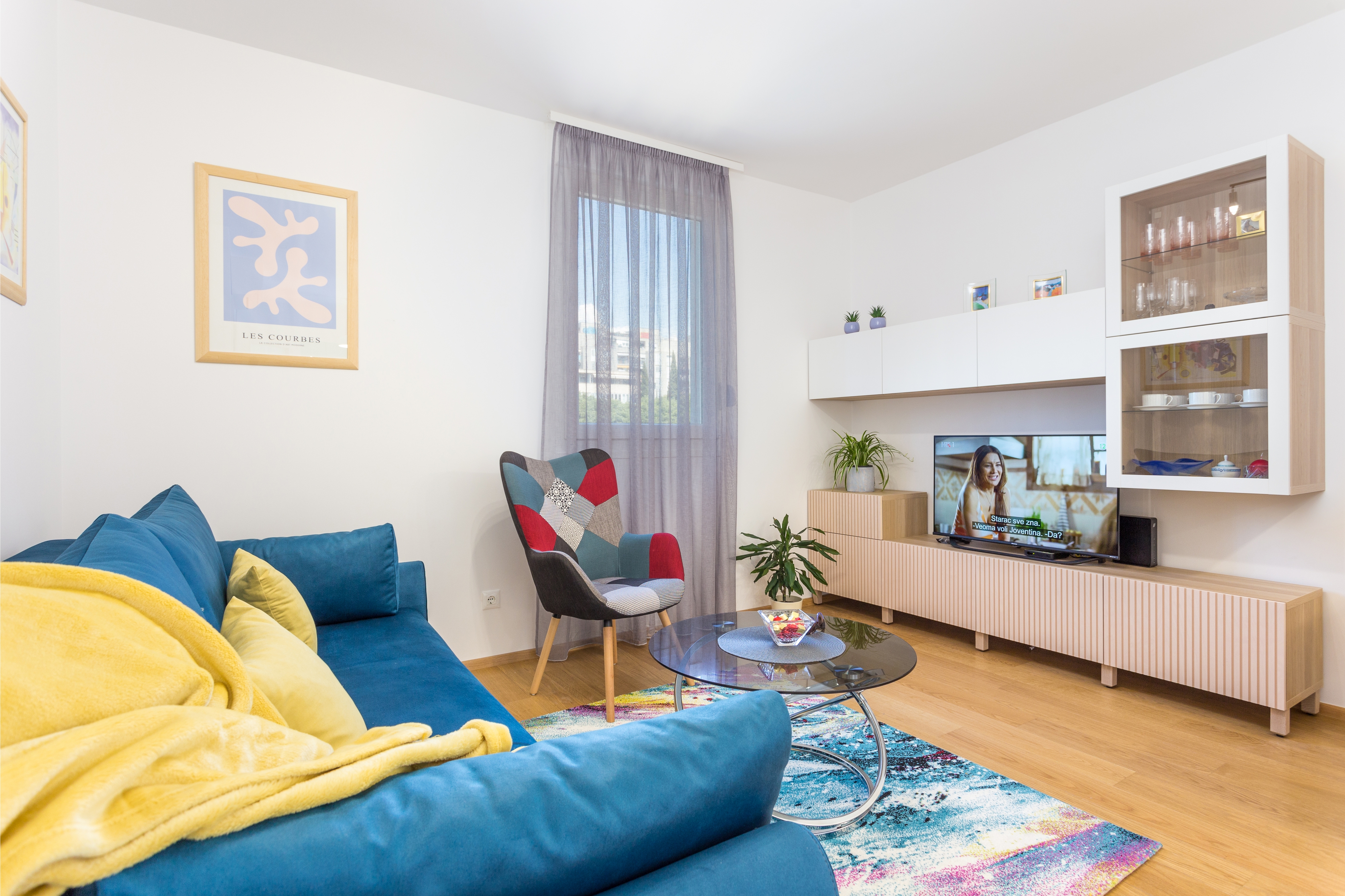 One bedroom apartment with balcony and sea view Split (A-21368-a)