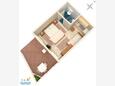 Molunat, Plan in the studio-apartment, WiFi.
