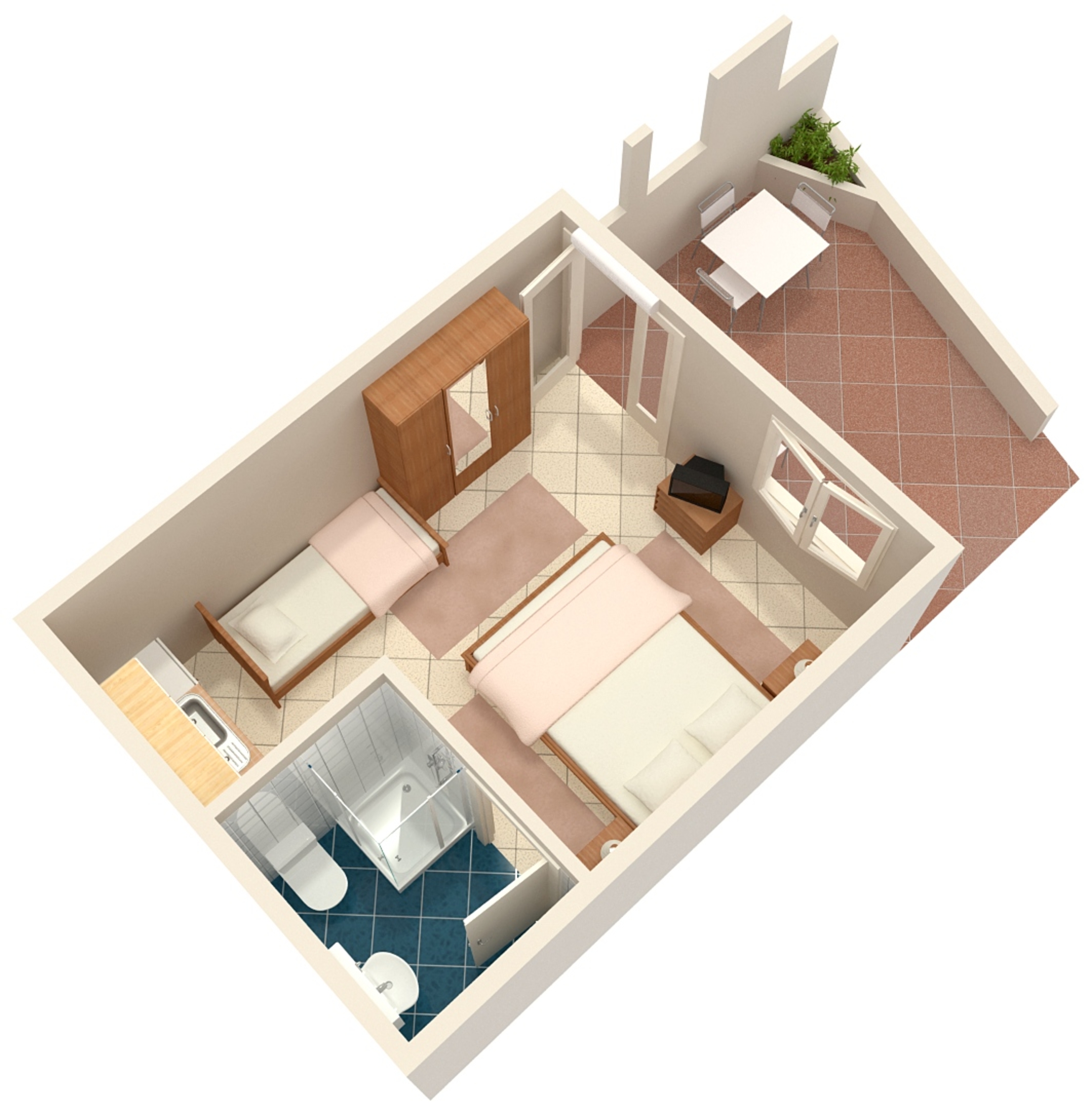 Studio flat near beach Molunat, Dubrovnik  AS-a