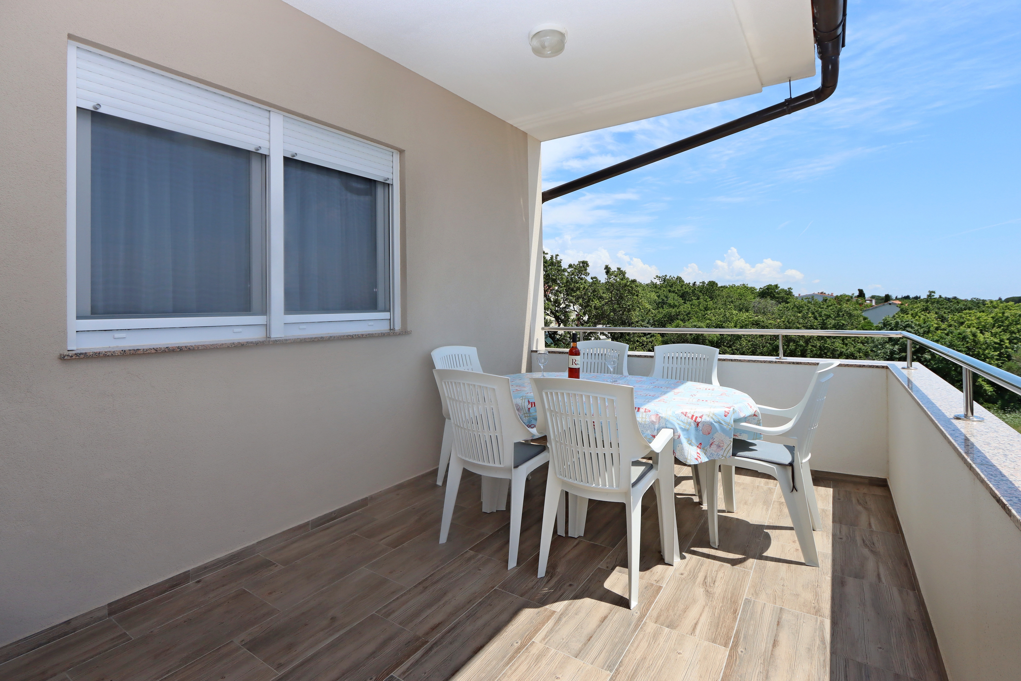 Two bedroom apartment with terrace and sea view Potočnica, Pag  A-a