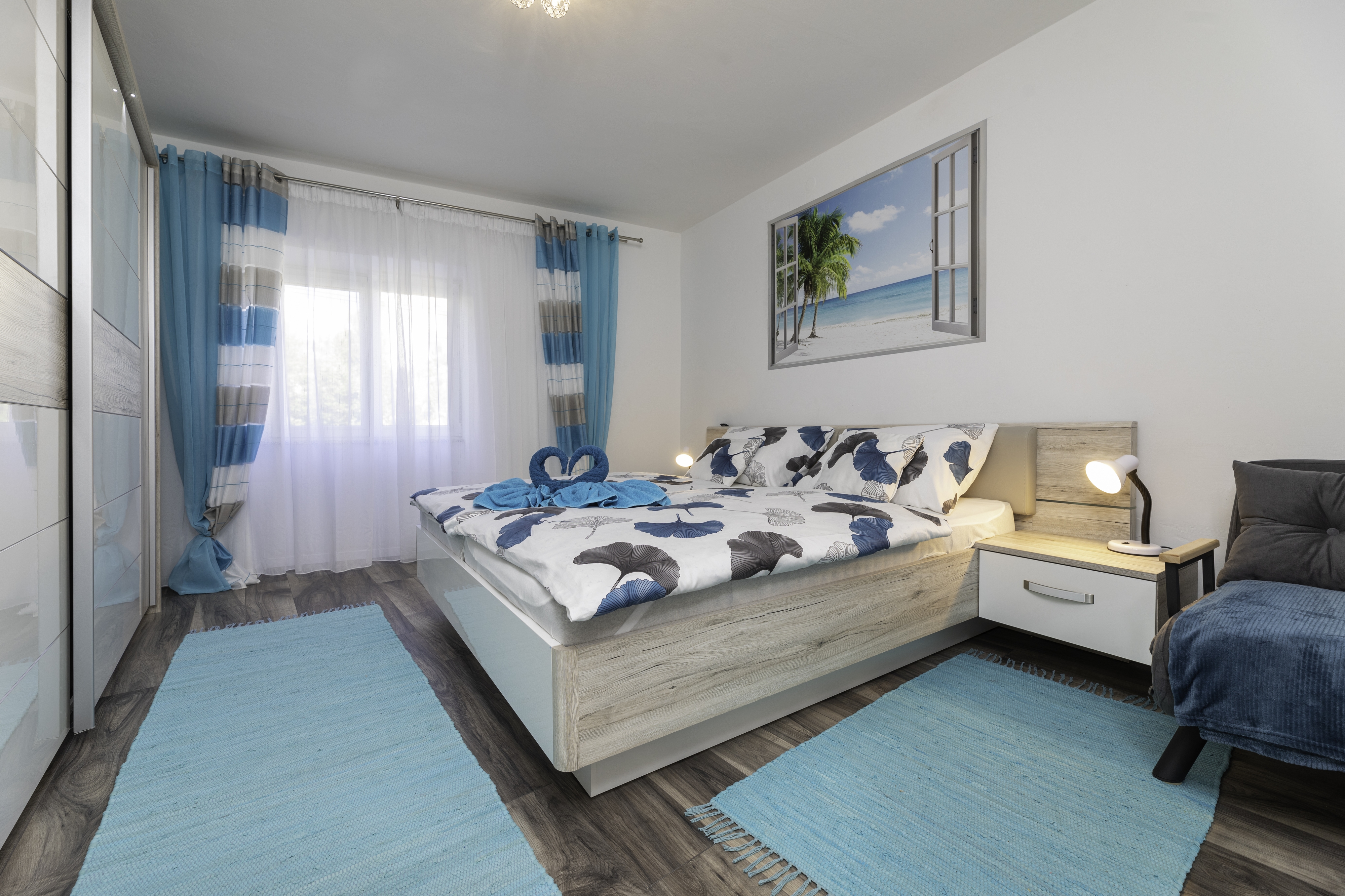 Two bedroom apartment with terrace Baška, Krk (A-21483-a)