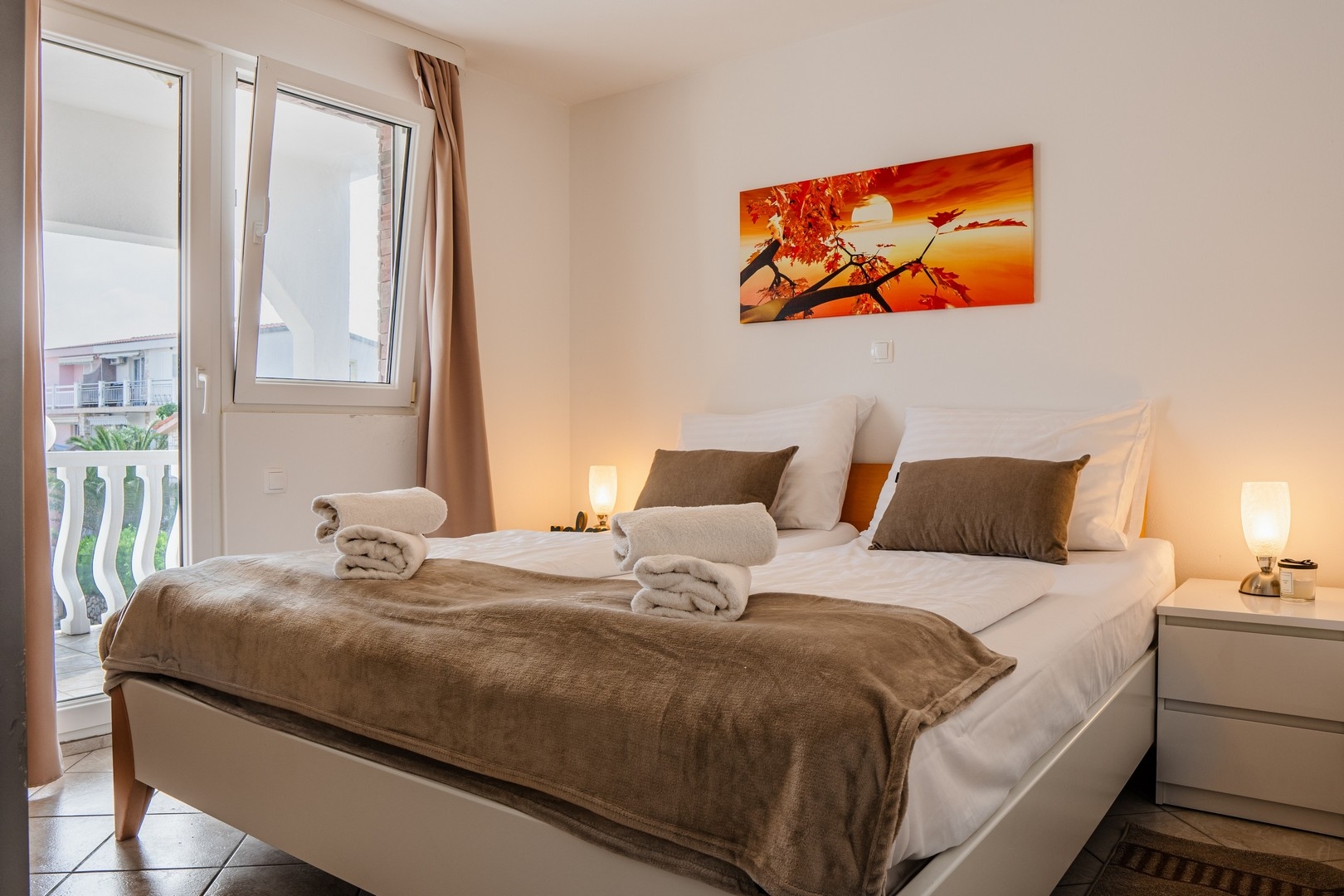 Two bedroom apartment with terrace and sea view Vir (A-21504-b)