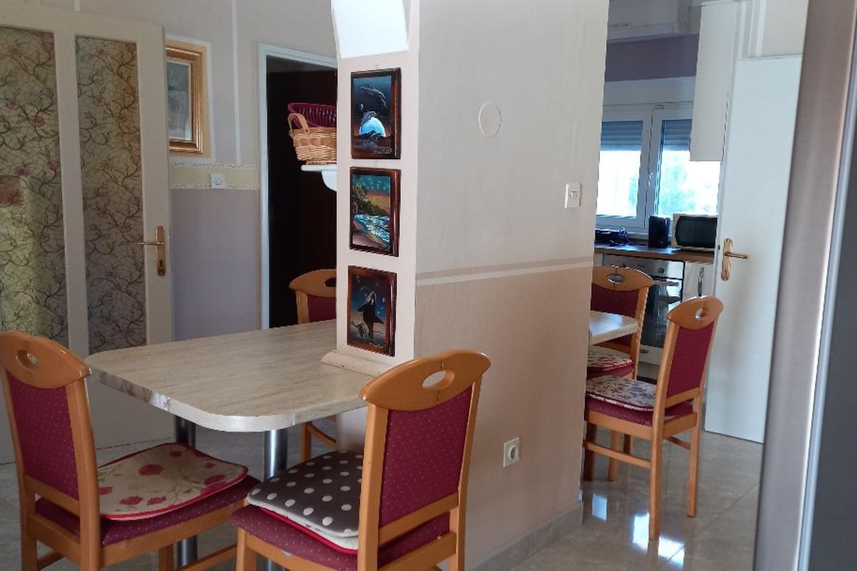 Trosobni apartman s balkonom Vir  A-c