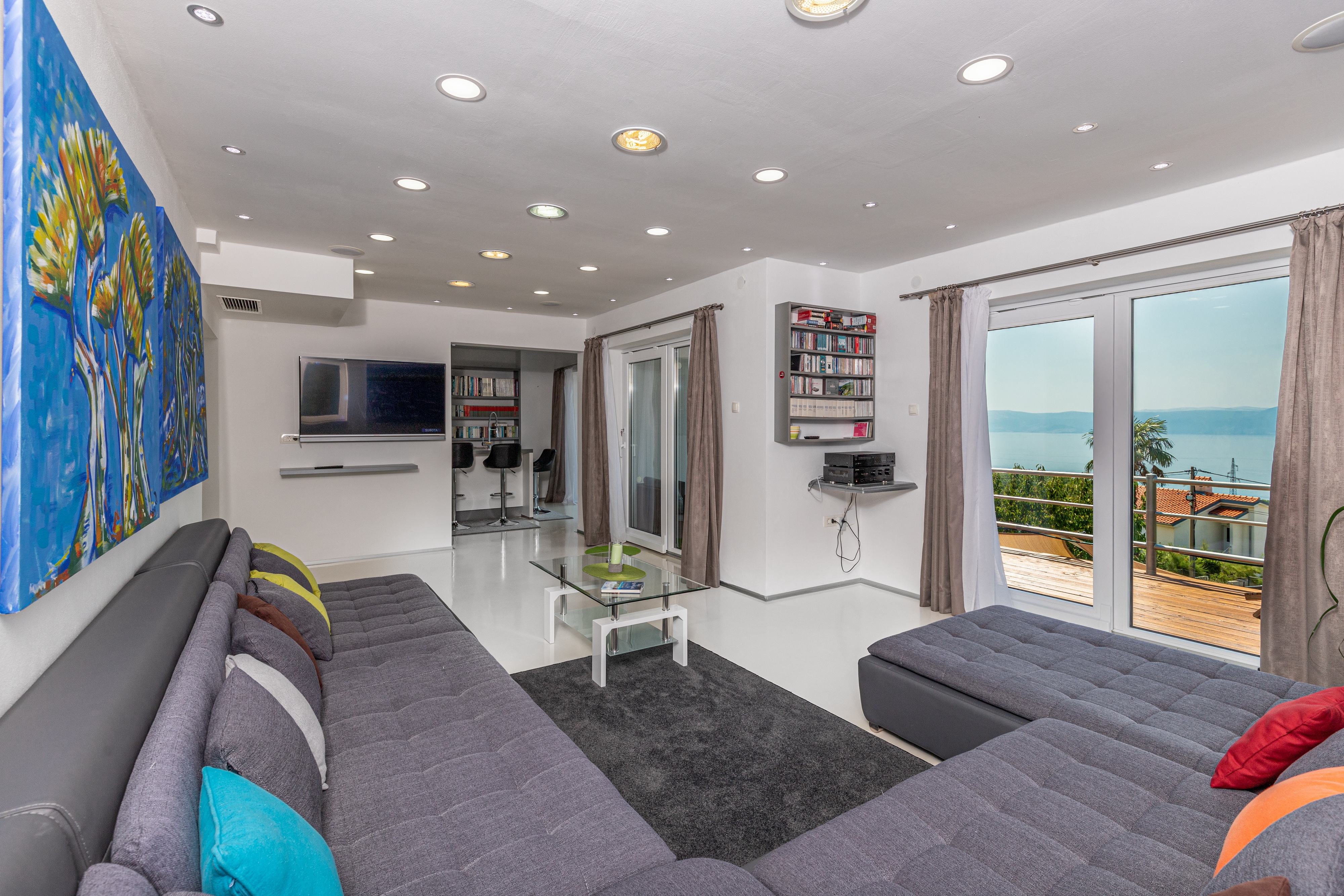 Four bedroom house with terrace and sea view Crikvenica  K