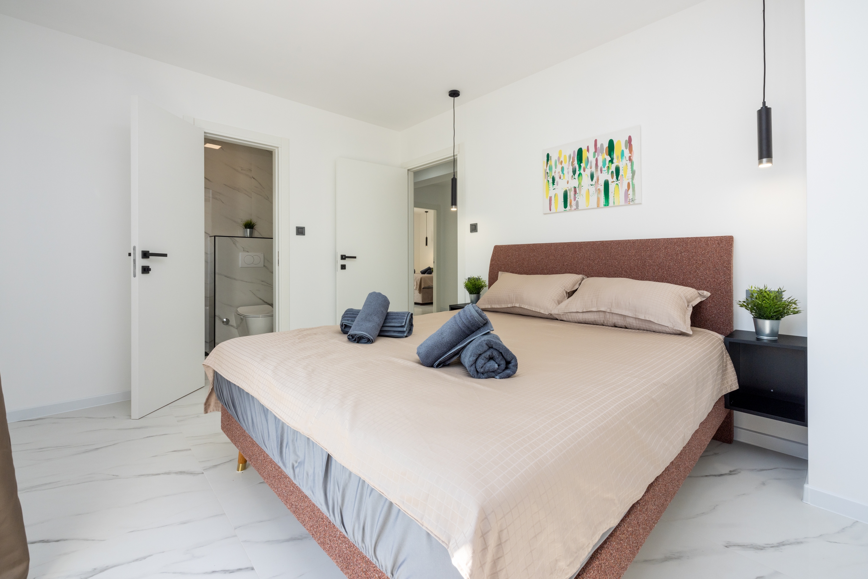 Four bedroom house with balcony and sea view Baška, Krk  K