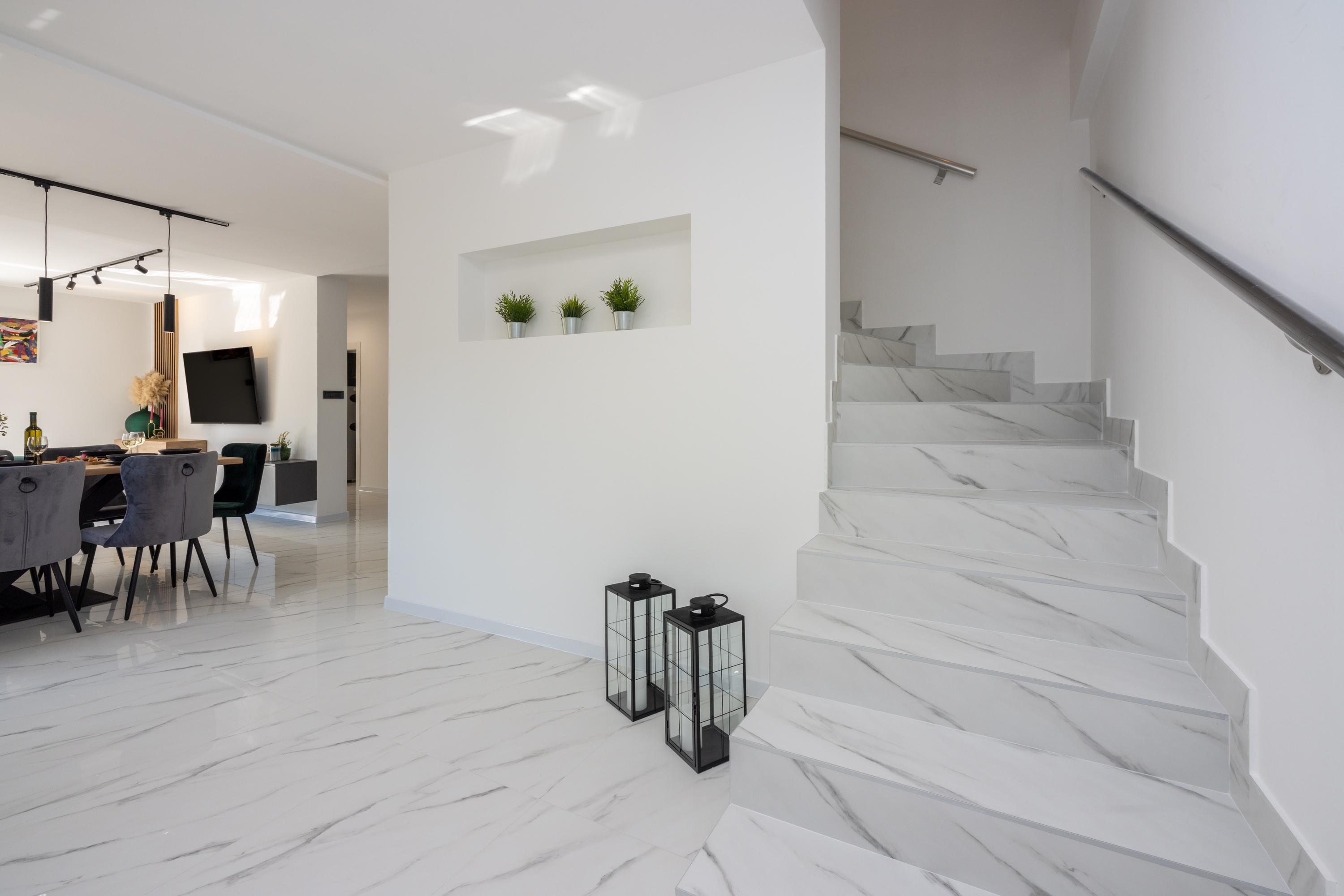 Four bedroom house with balcony and sea view Baška, Krk  K