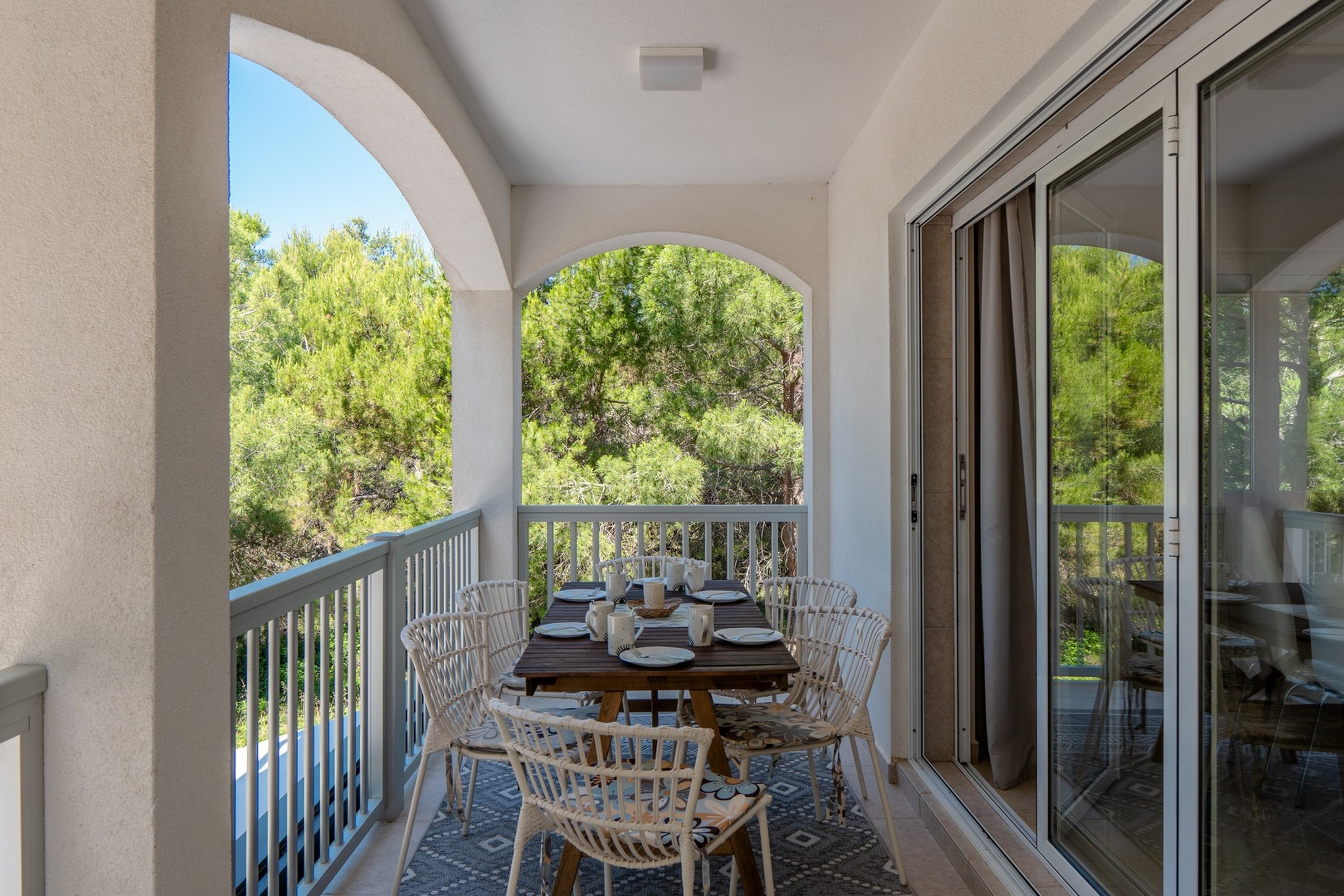 Three bedroom apartment with terrace and sea view Vir - Kozjak, Vir  A-c