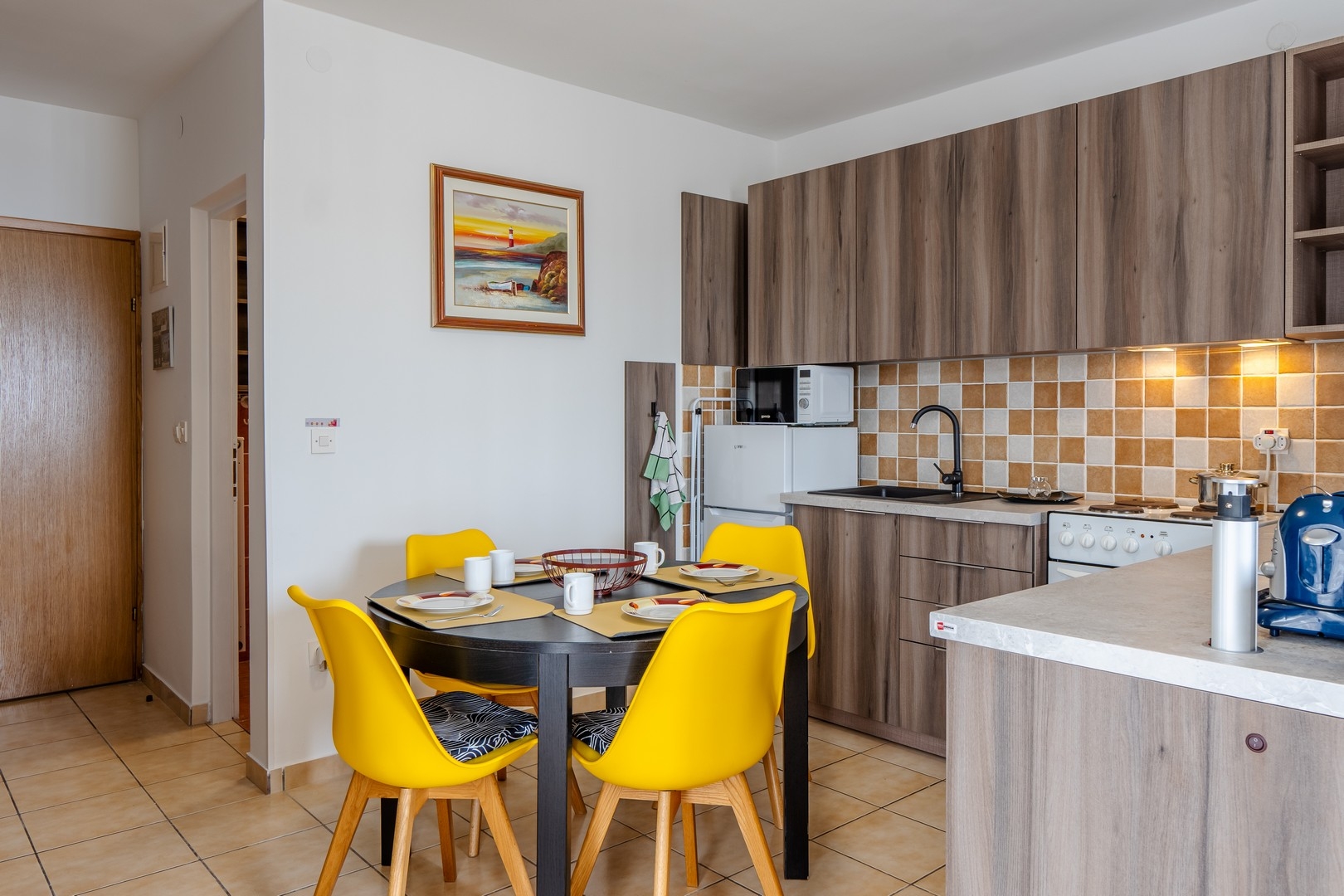 Two bedroom apartment with terrace and sea view Vir  A-a