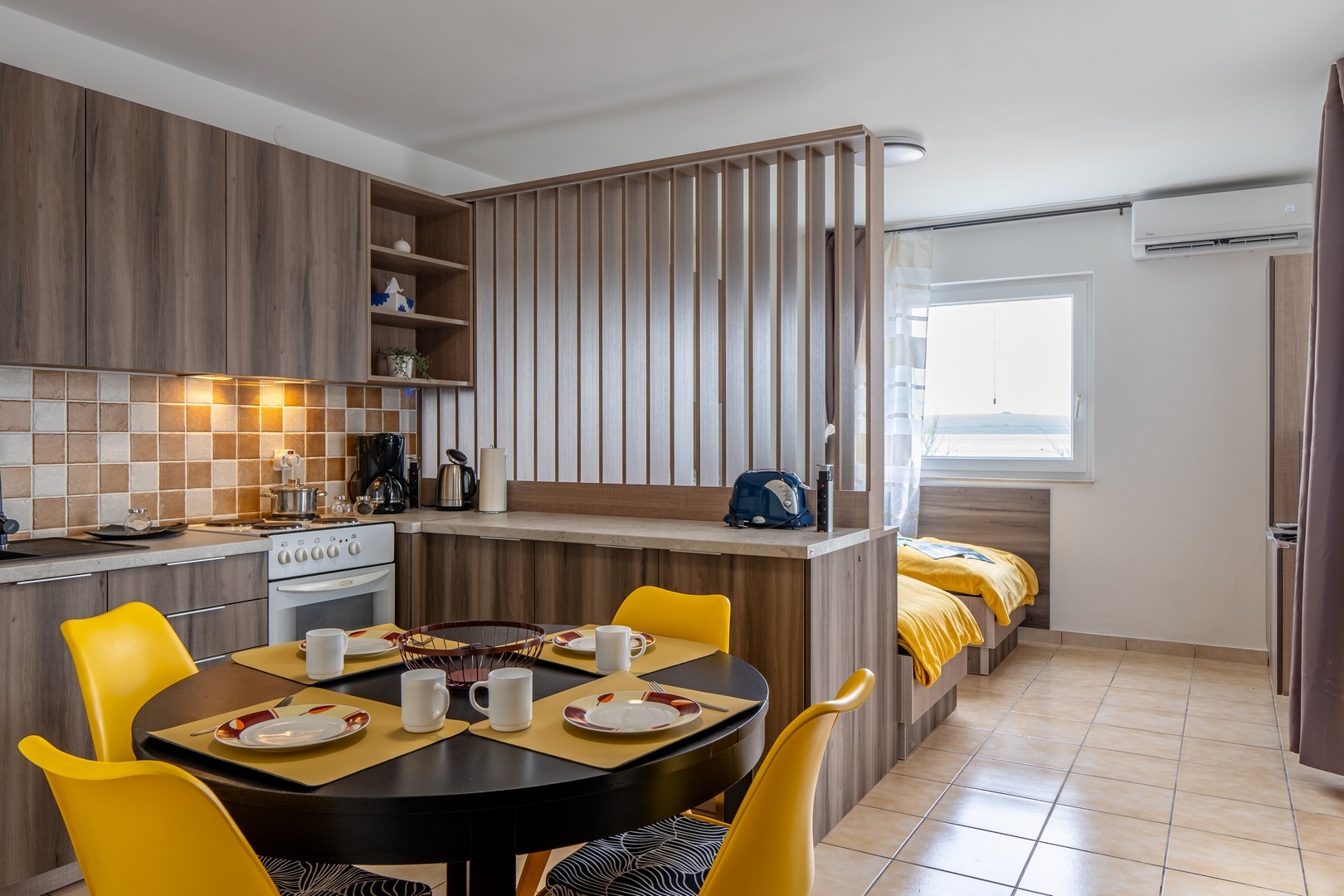 Two bedroom apartment with terrace and sea view Vir  A-a