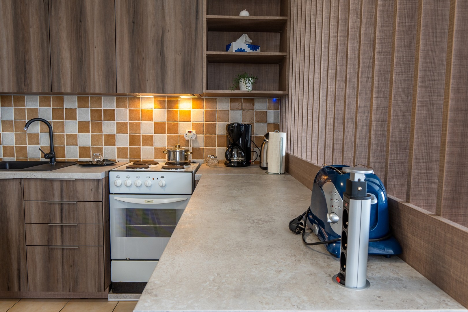 Two bedroom apartment with terrace and sea view Vir  A-a