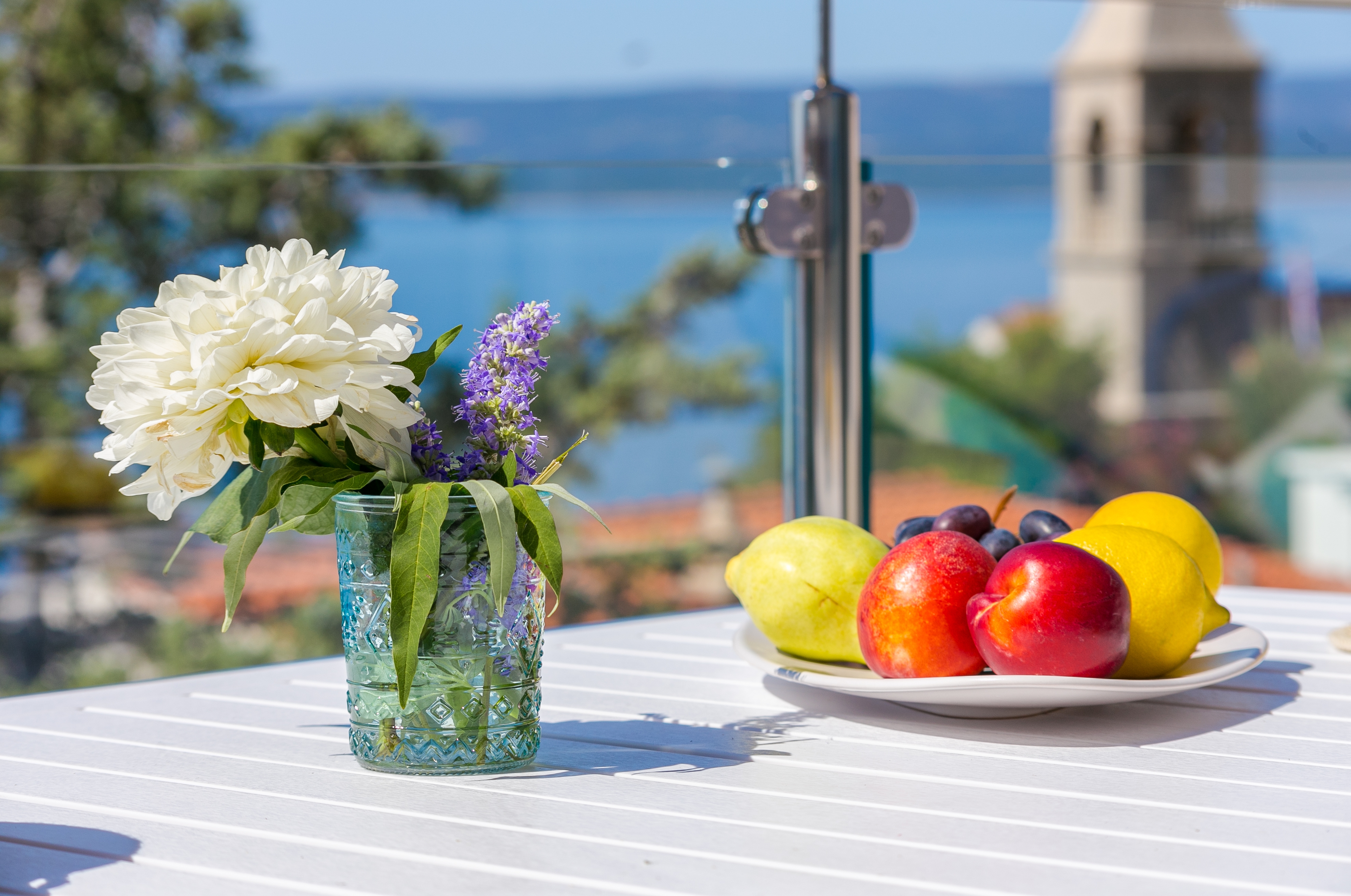 One bedroom apartment with terrace and sea view Pisak, Omiš  A-a