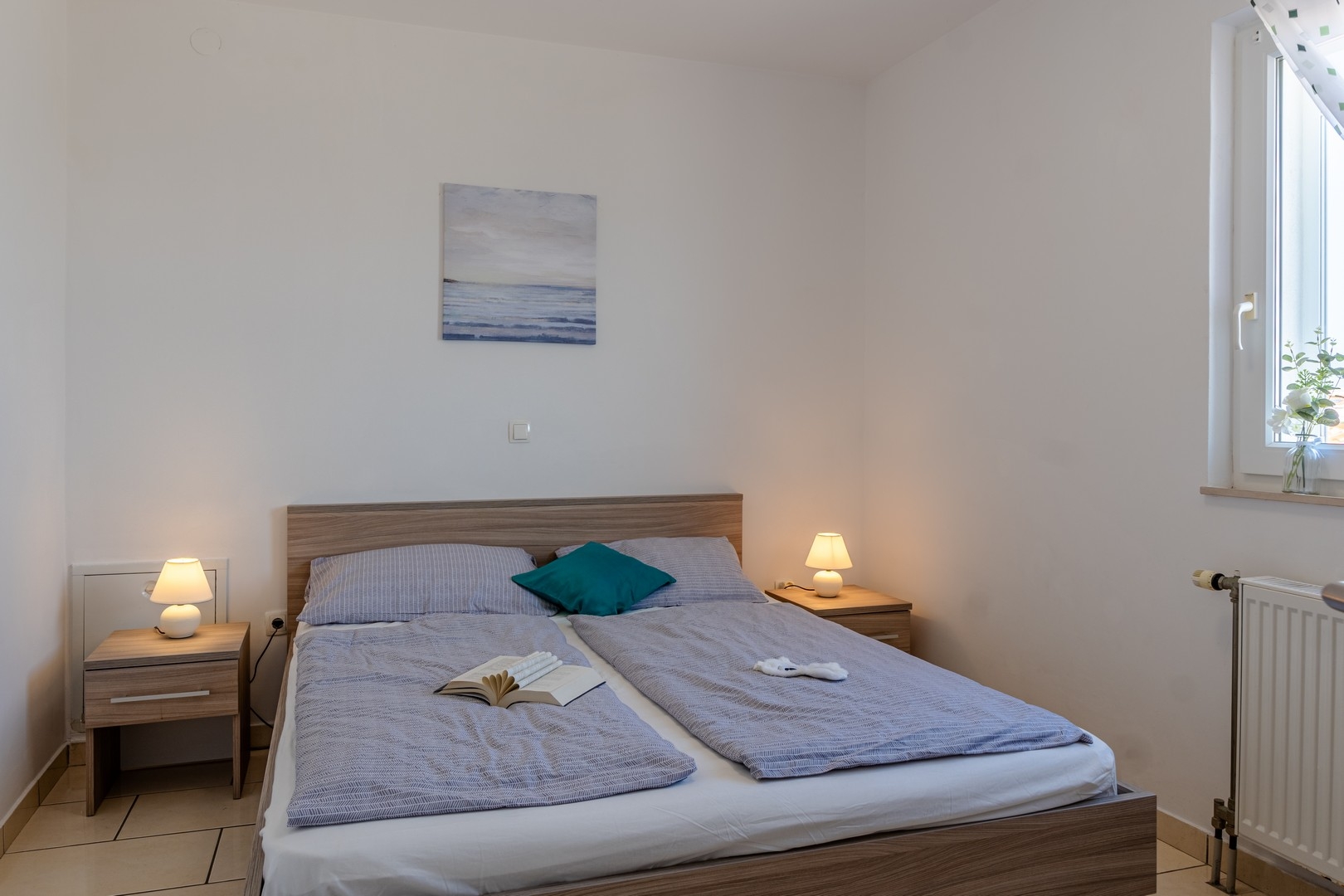 Two bedroom apartment with balcony and sea view Vir  A-a