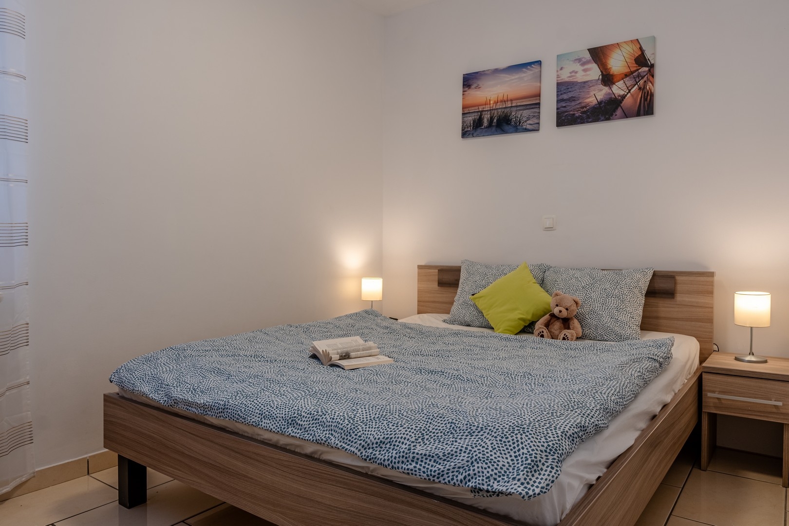 Two bedroom apartment with balcony and sea view Vir  A-a