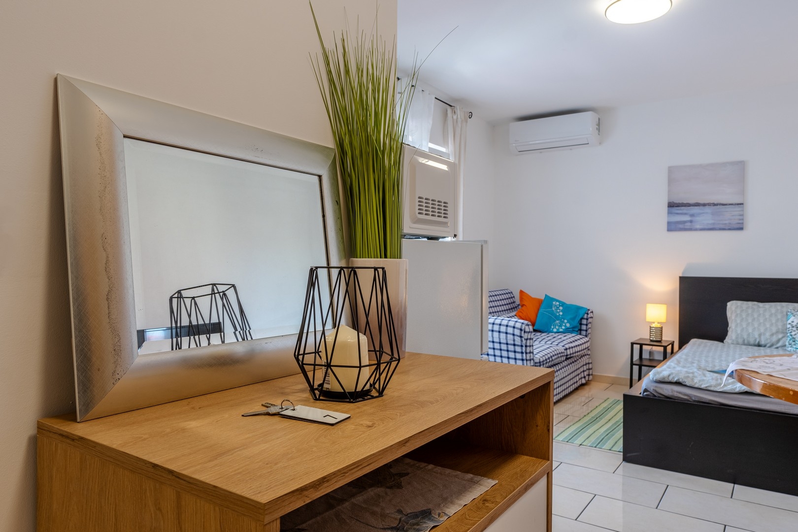 Studio flat with balcony Vir  AS-a