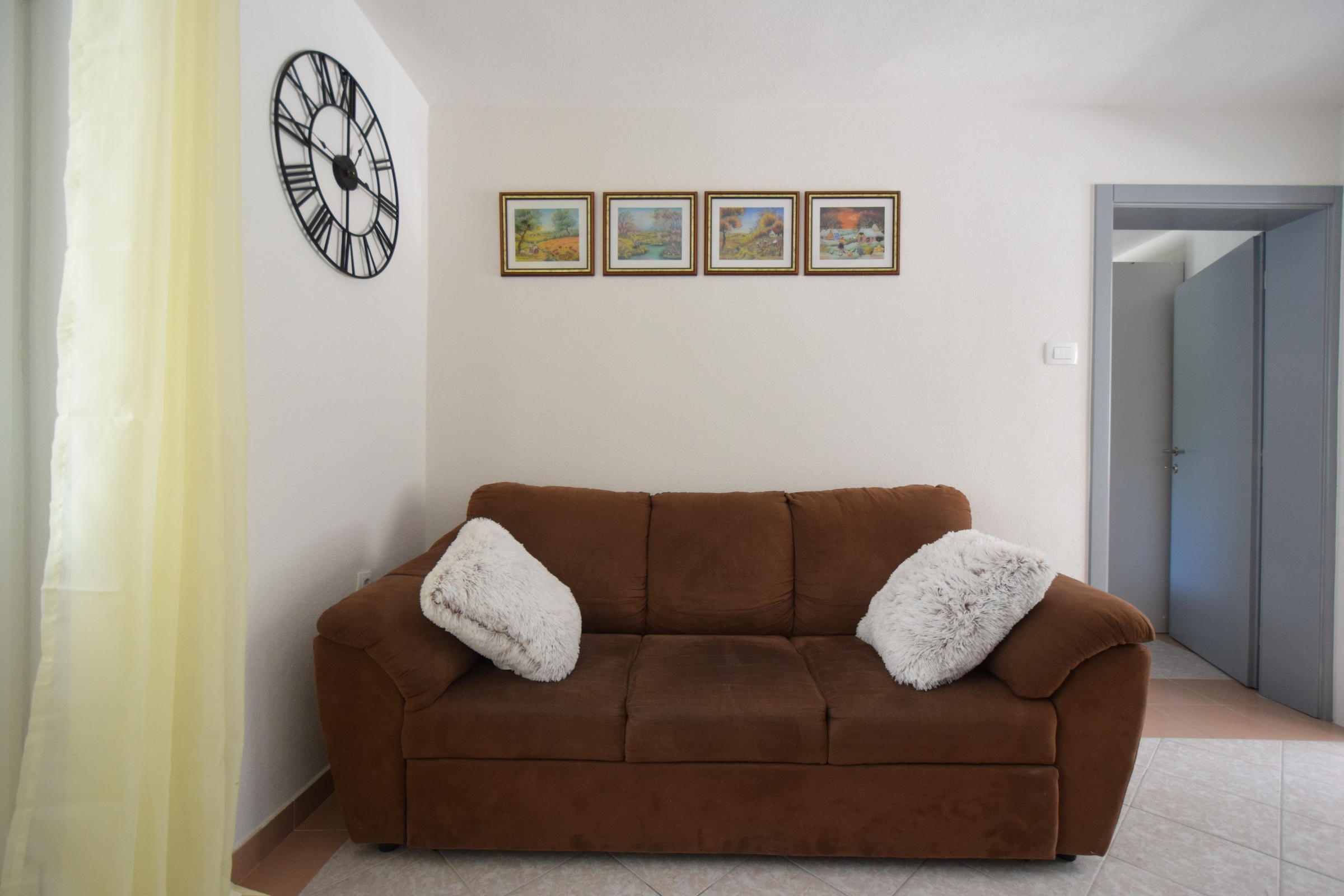 Two bedroom apartment with terrace and sea view Omišalj, Krk (A-21584-a)