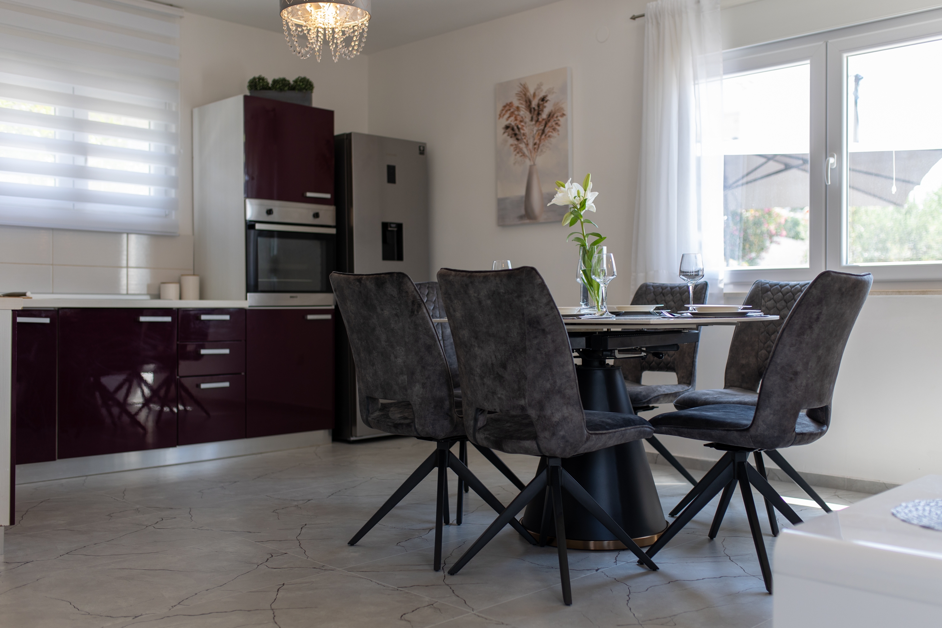 Two bedroom apartment with terrace and sea view Mastrinka, Čiovo  A-a