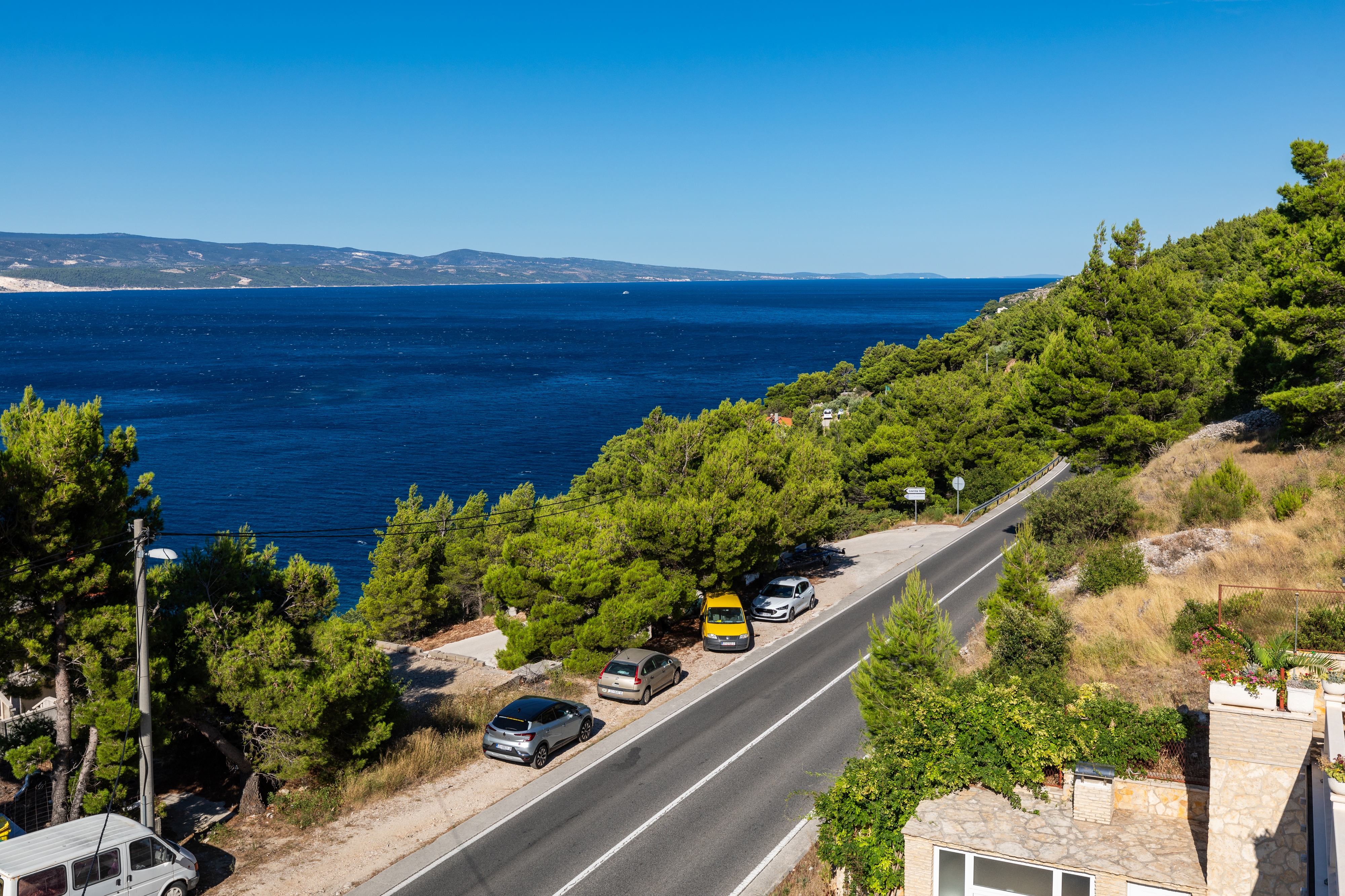Studio flat with balcony and sea view Marušići, Omiš  AS-a