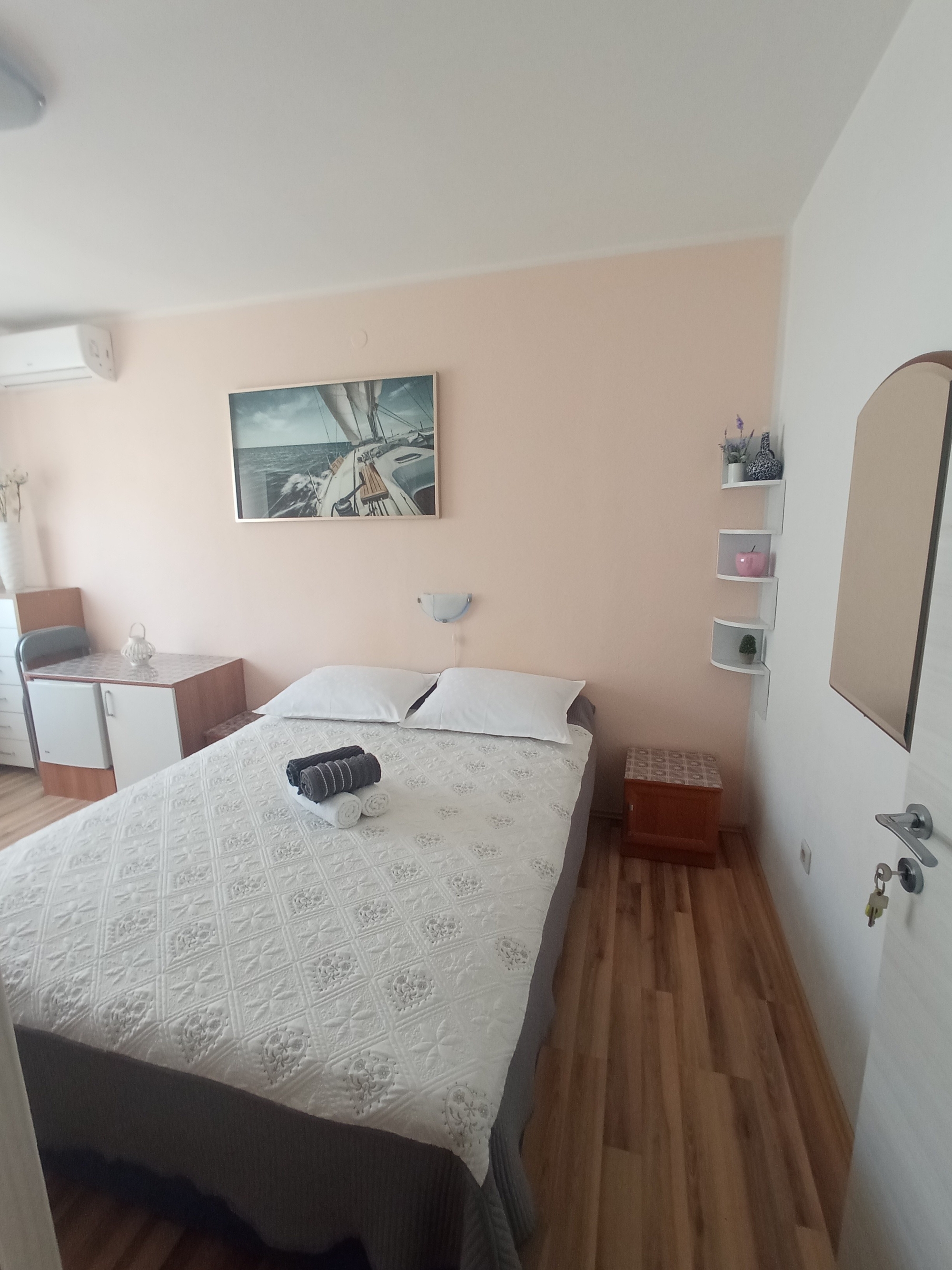 Room with air-conditioning Baška, Krk  S-a