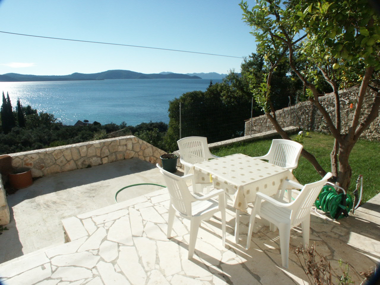 Jednosobni apartman s terasom i pogledom na more Slađenovići, Dubrovnik  A-a