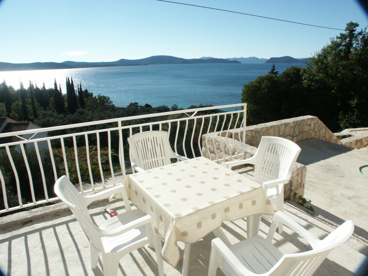 One bedroom apartment with terrace and sea view Slađenovići, Dubrovnik (A-2162-b)