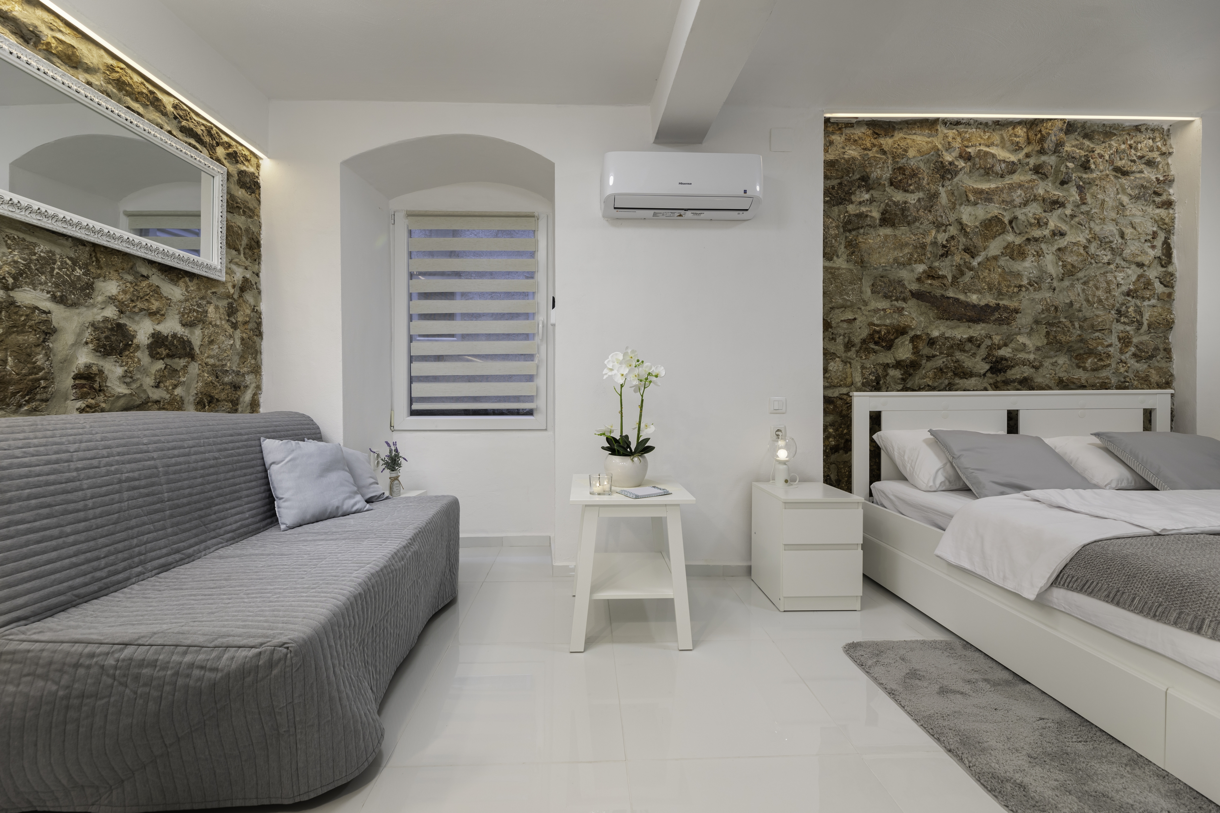 Studio flat with terrace Krk (AS-21632-a)