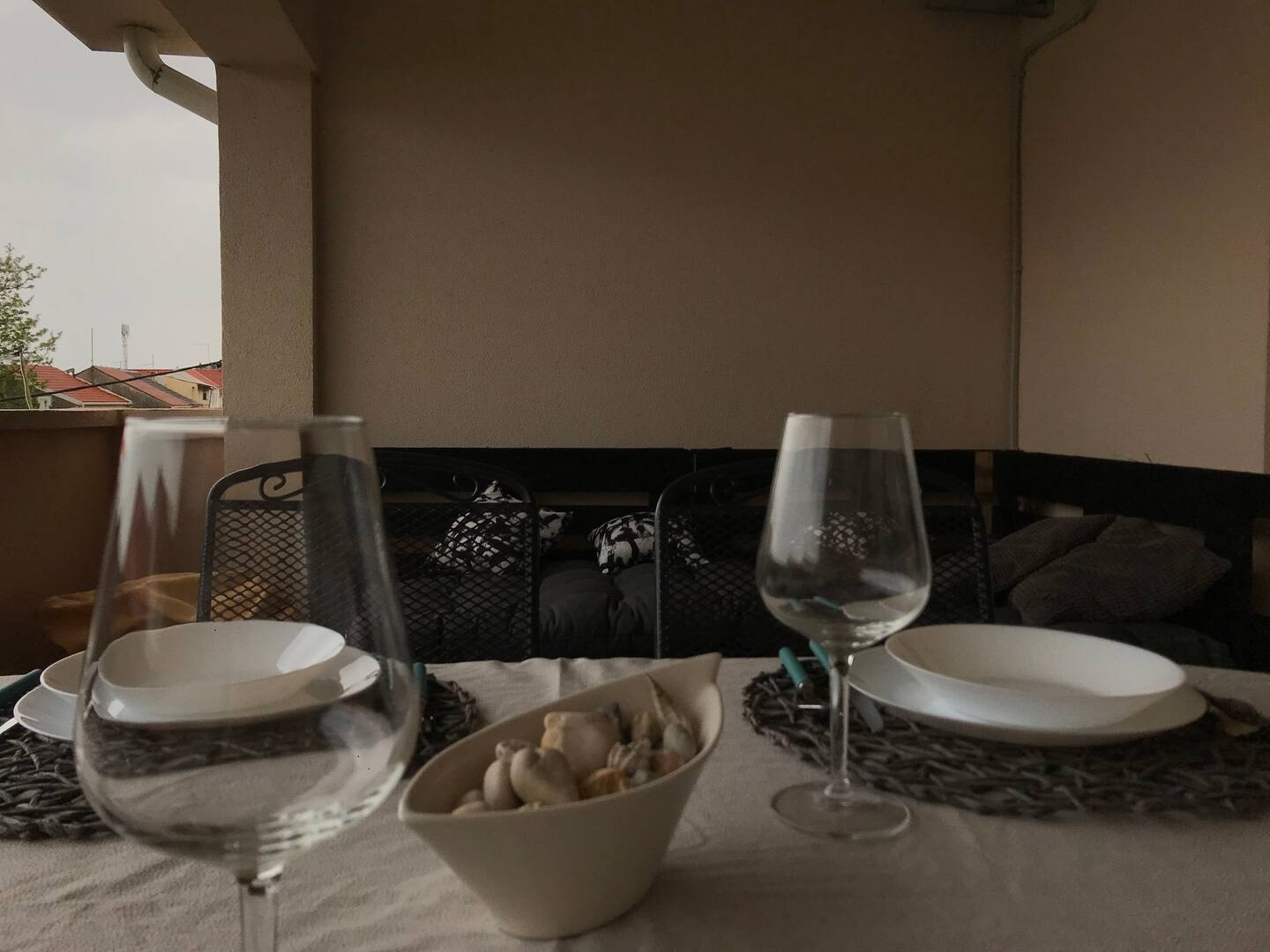 One bedroom apartment with terrace and sea view Novalja, Pag  A-b