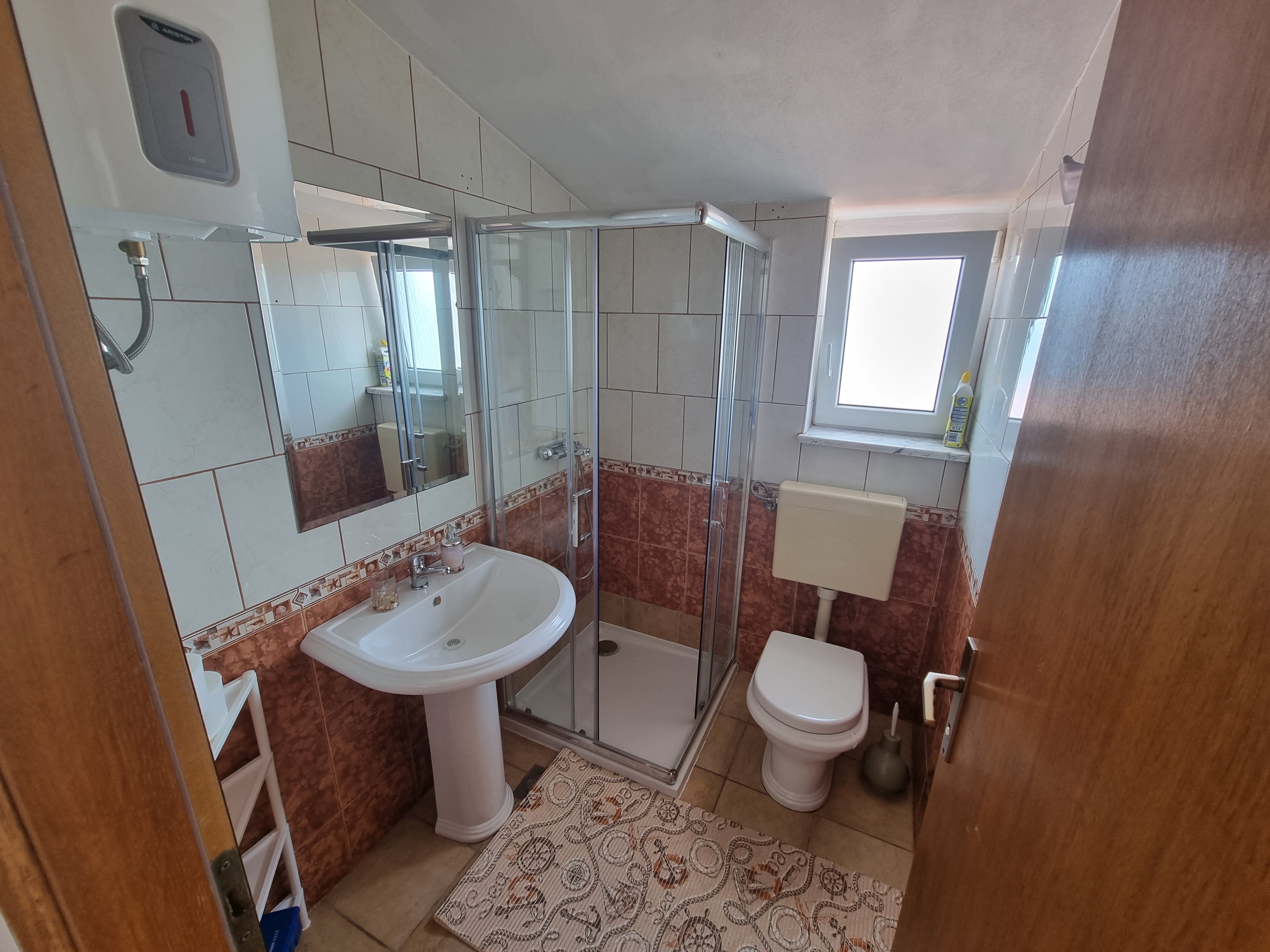 Two bedroom apartment with terrace and sea view Vir  A-a