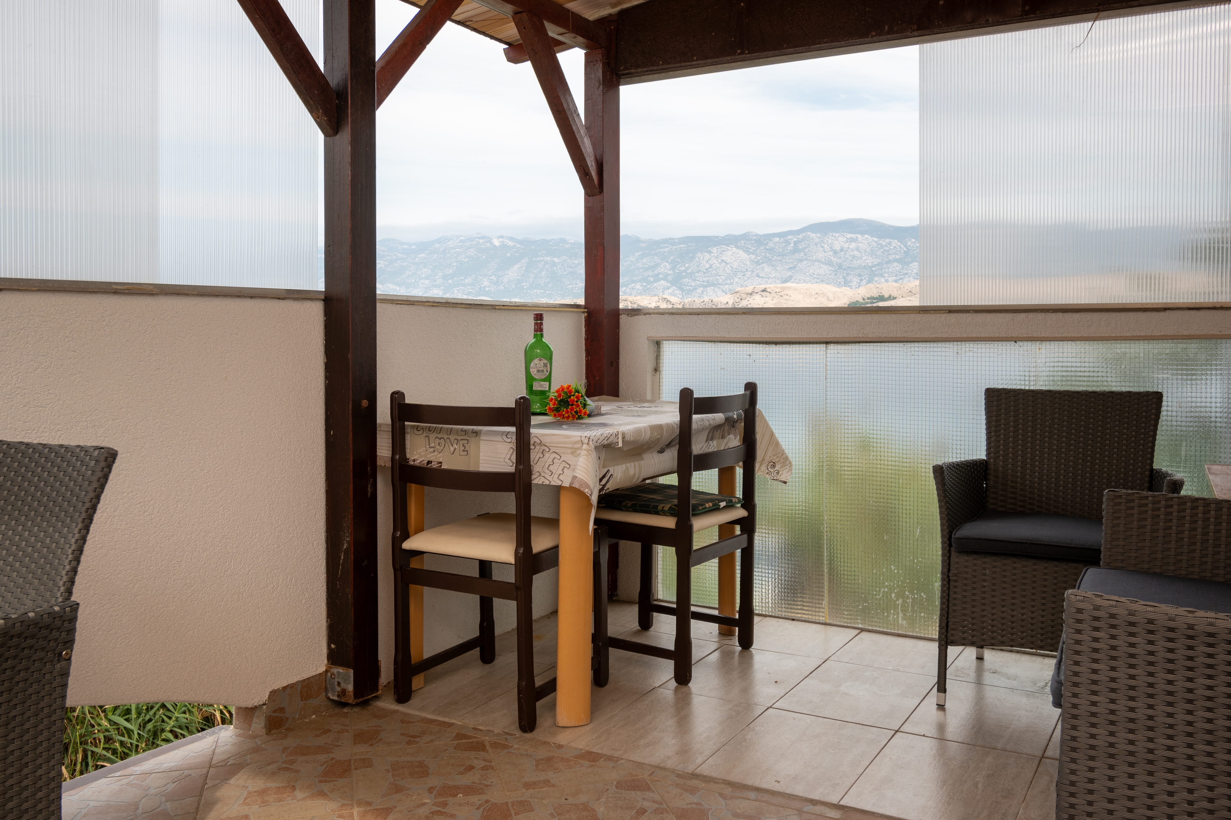 One bedroom apartment with terrace and sea view Sveti Marko, Pag  A-a