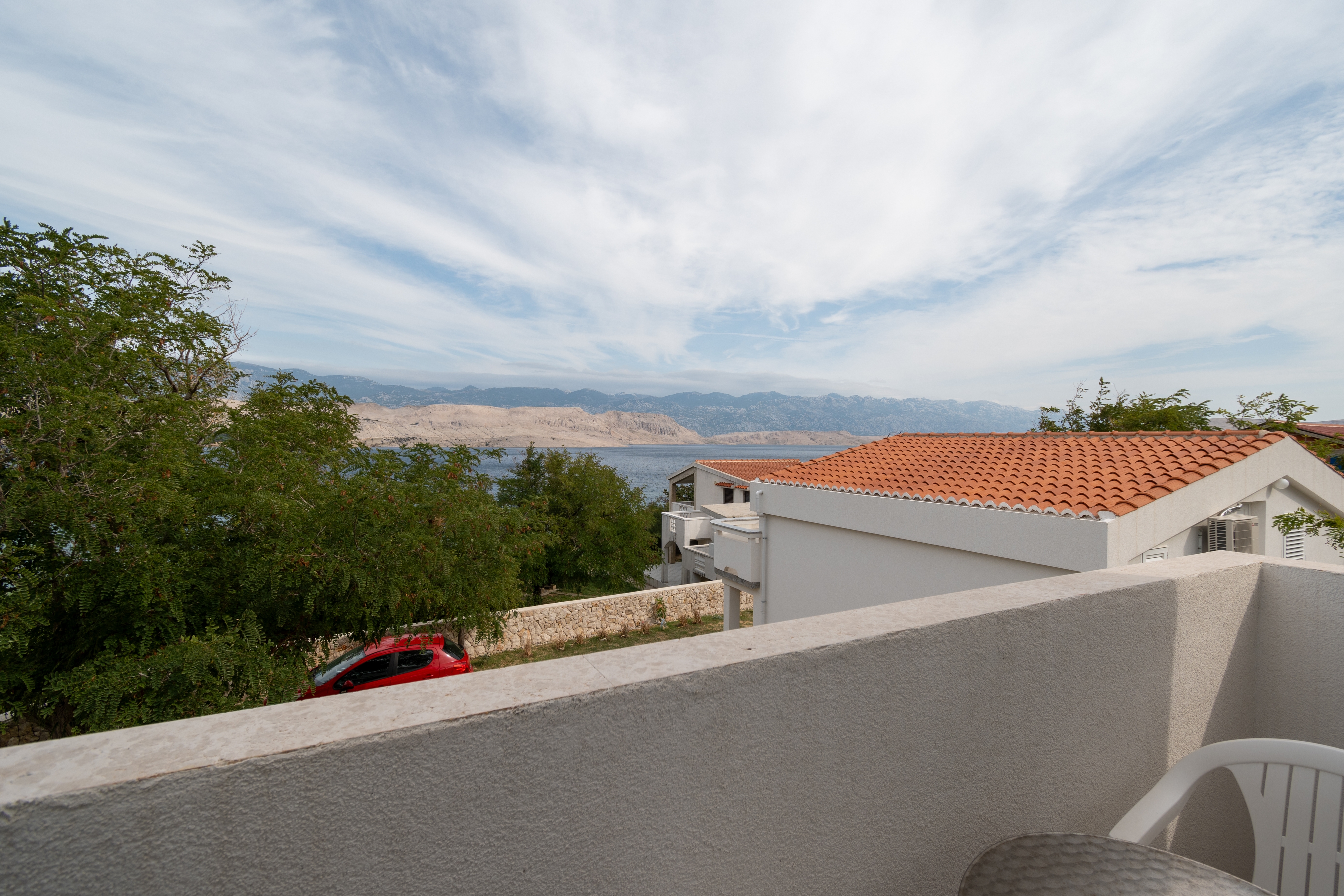 One bedroom apartment with terrace and sea view Sveti Marko, Pag  A-b