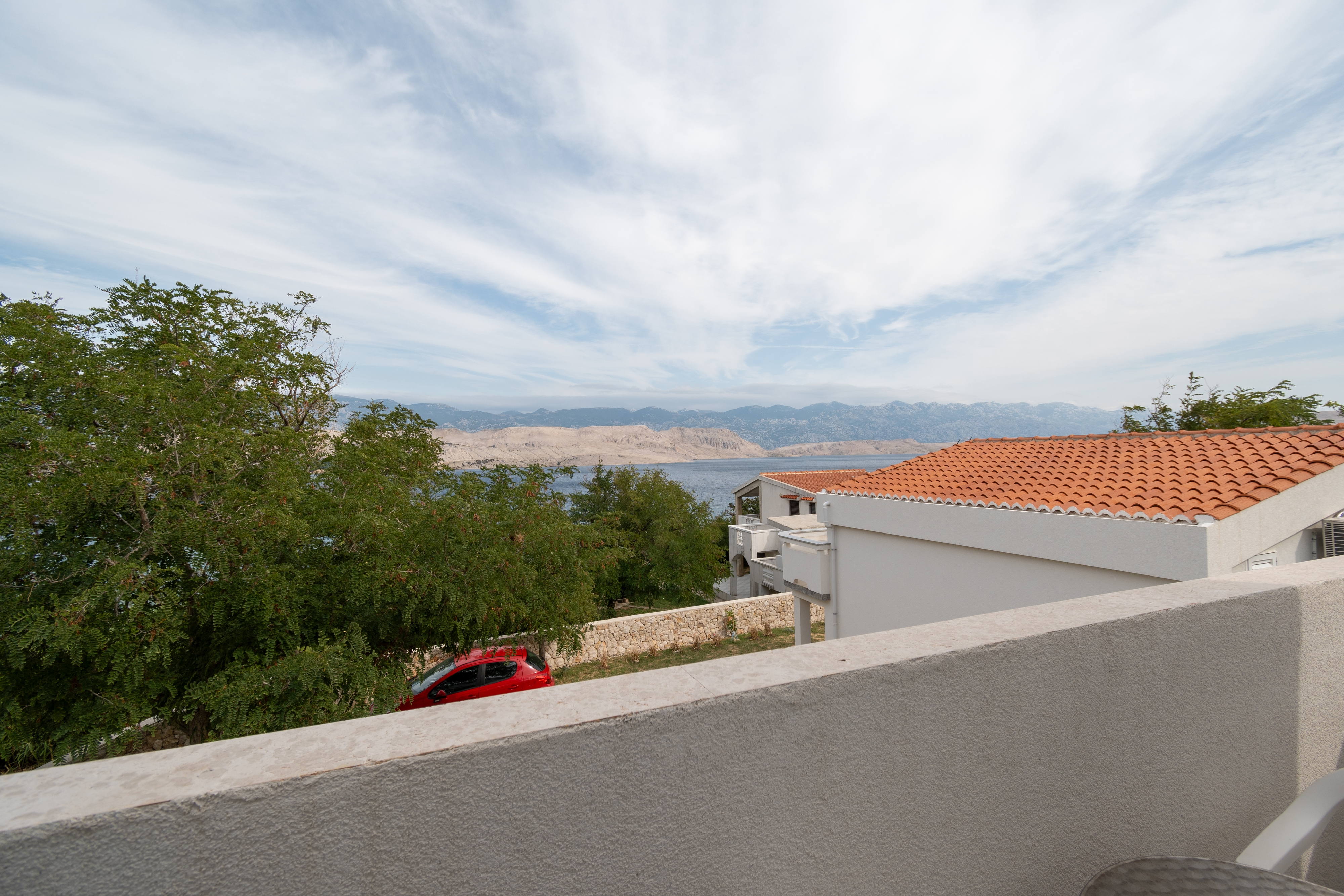 One bedroom apartment with terrace and sea view Sveti Marko, Pag  A-b