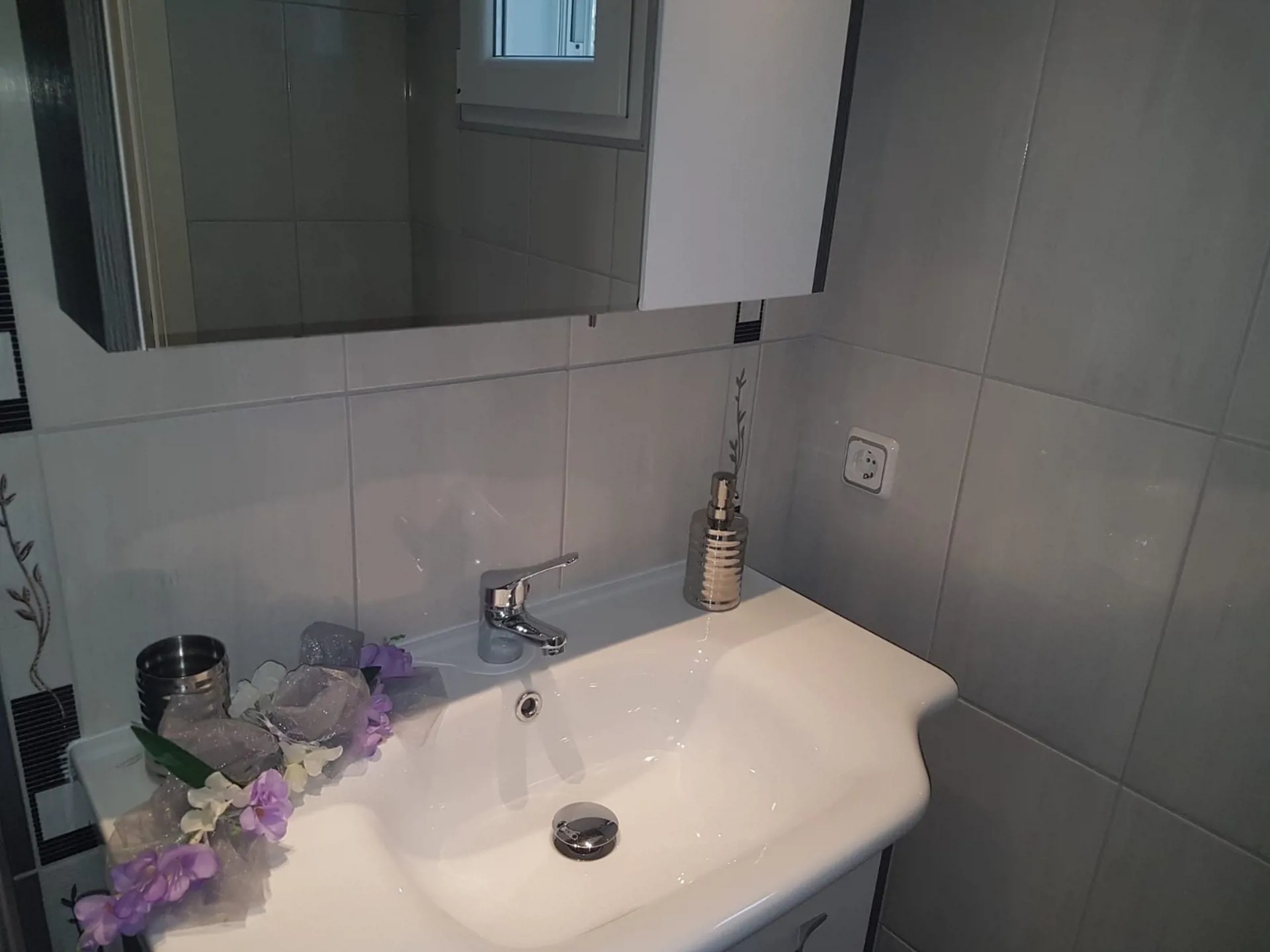One bedroom apartment with terrace Malinska, Krk  A-c