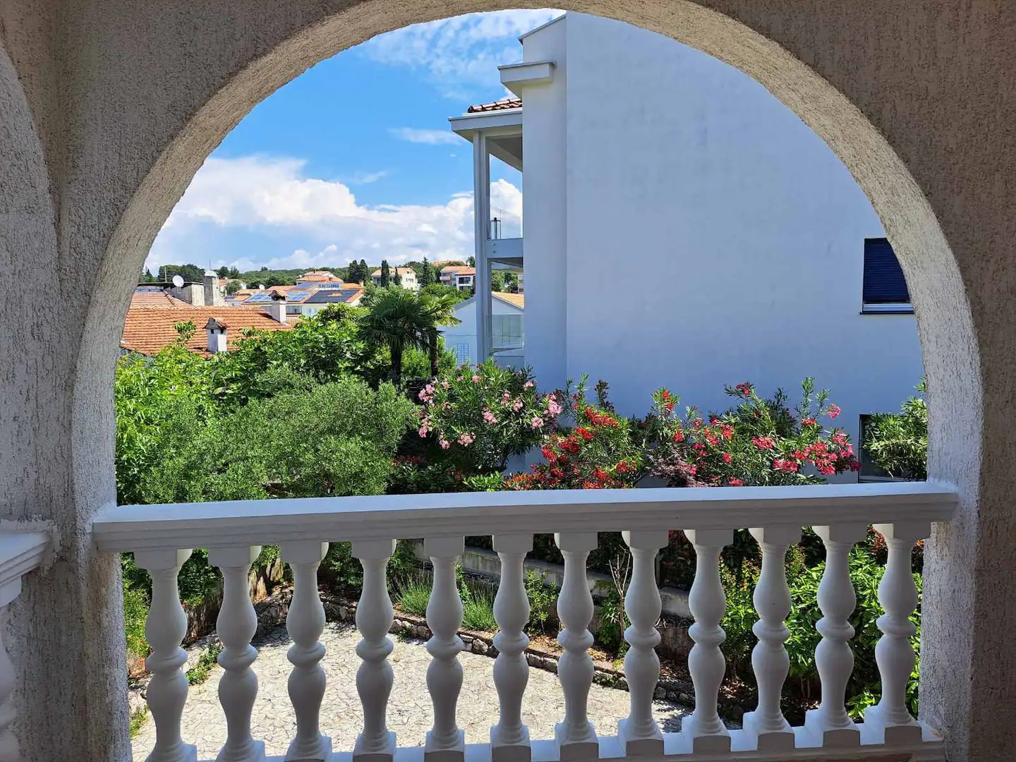 One bedroom apartment with terrace Malinska, Krk  A-a